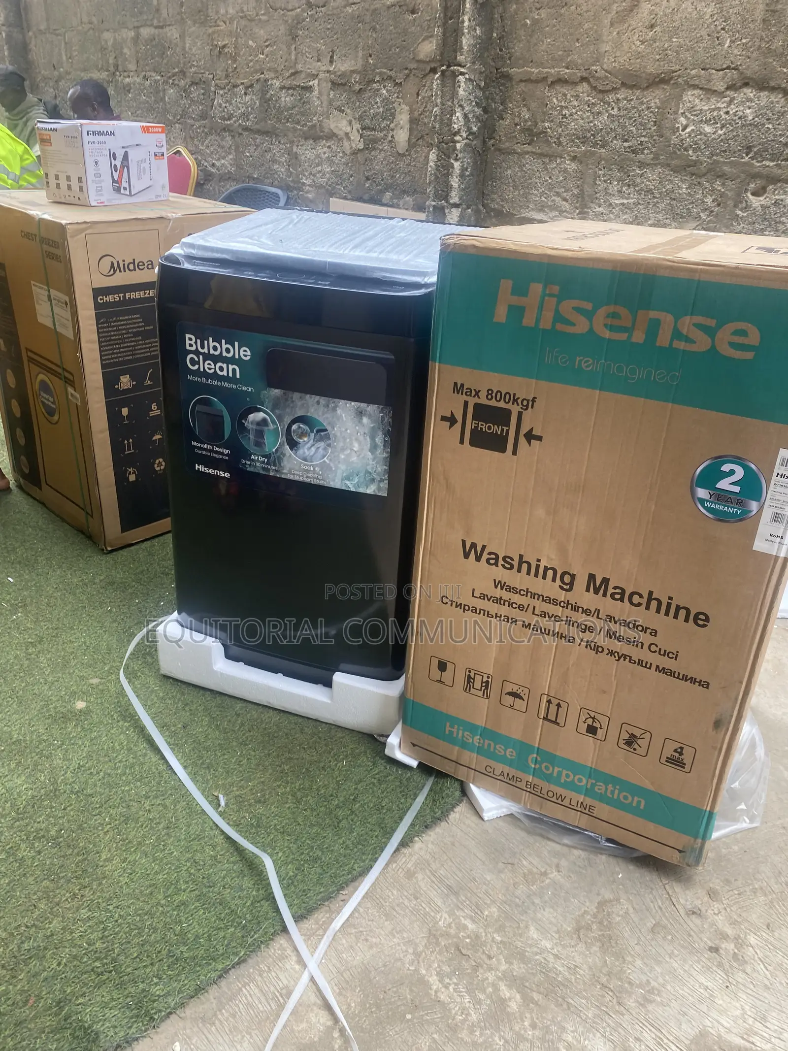 Hisense 9KG Automatic Top Load Washer With Spacious 9KG Capacity