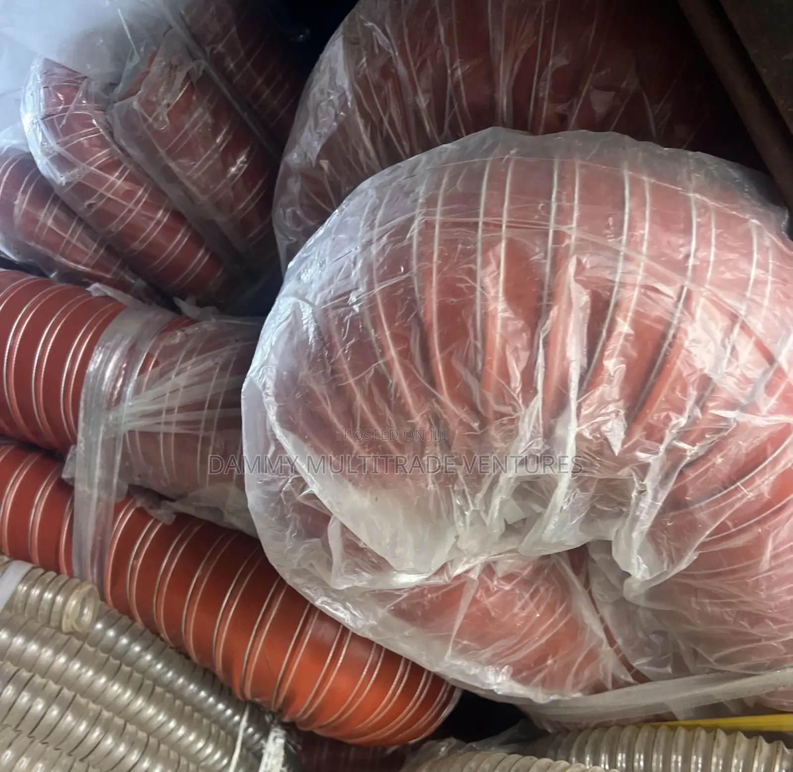 Flexible, High-Temperature Red Silicone Duct Hoses