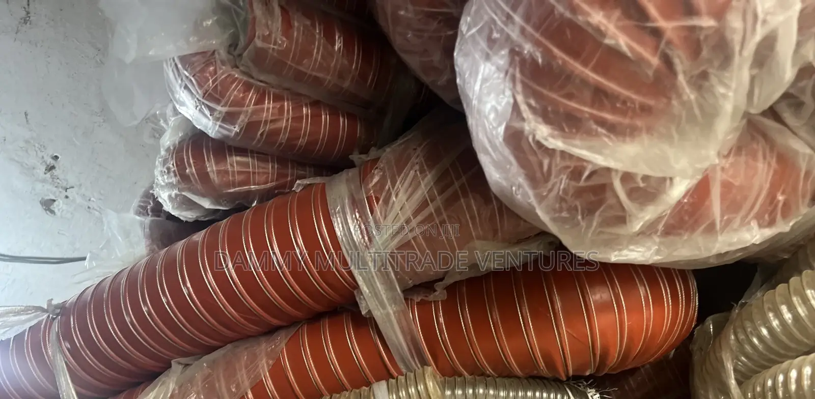 Flexible, High-Temperature Red Silicone Duct Hoses