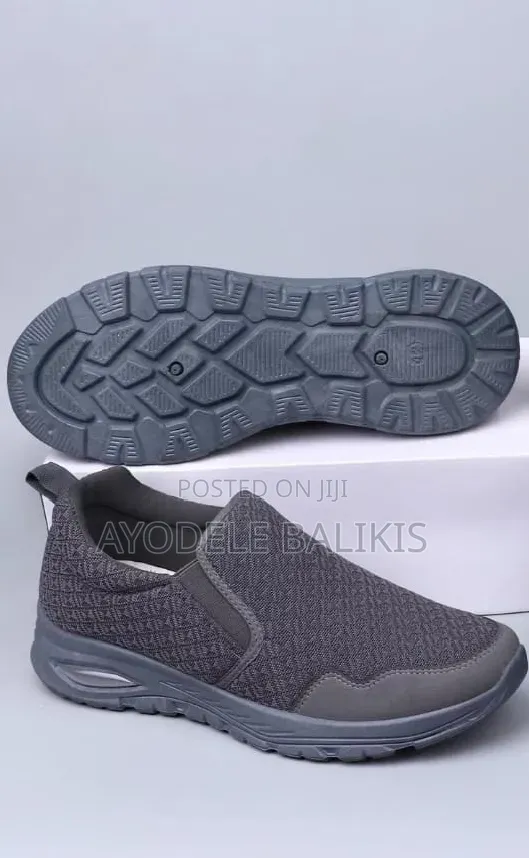 Grey Loafers Shoe