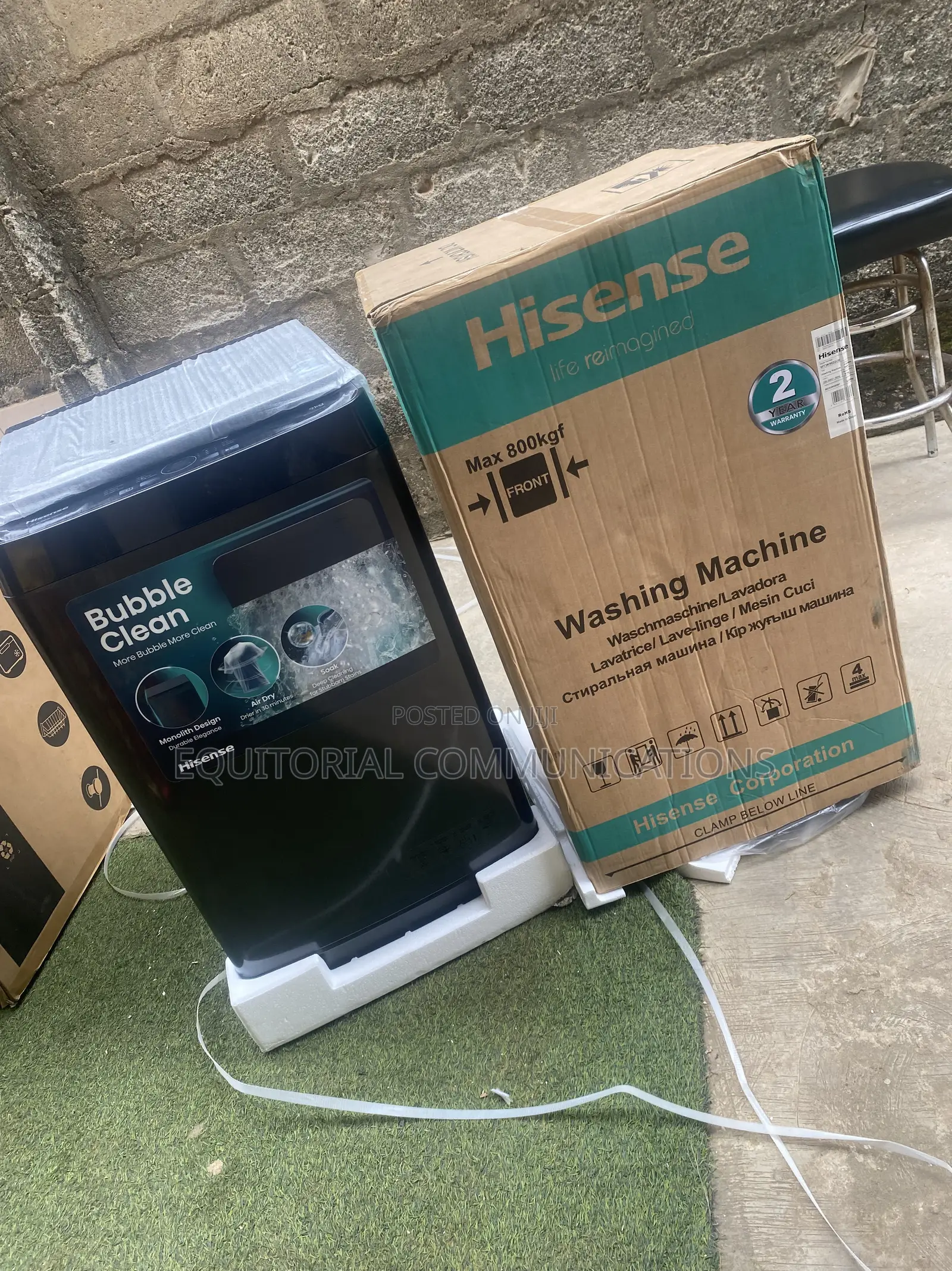 Hisense 9KG Automatic Washing Machine With Family-Friendly Capacity