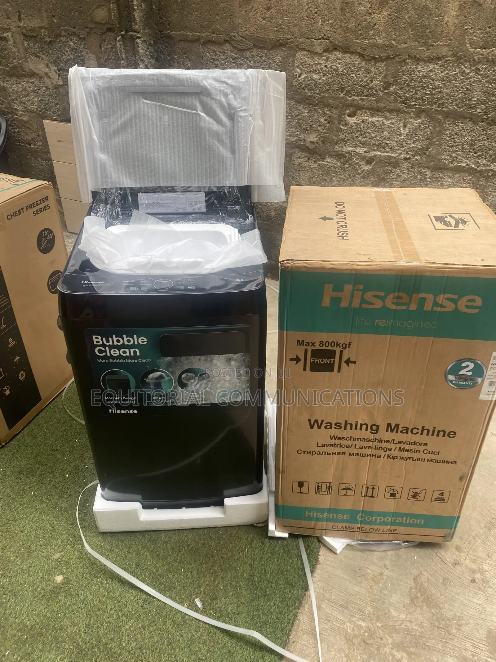 Hisense 9KG Automatic Top Load Washer for Regular Household Washing