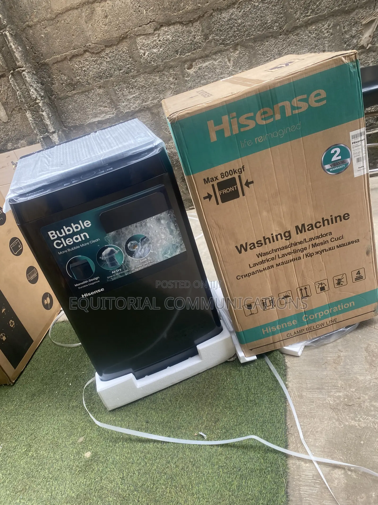 Hisense 9KG Automatic Top Load Washer for Regular Household Washing