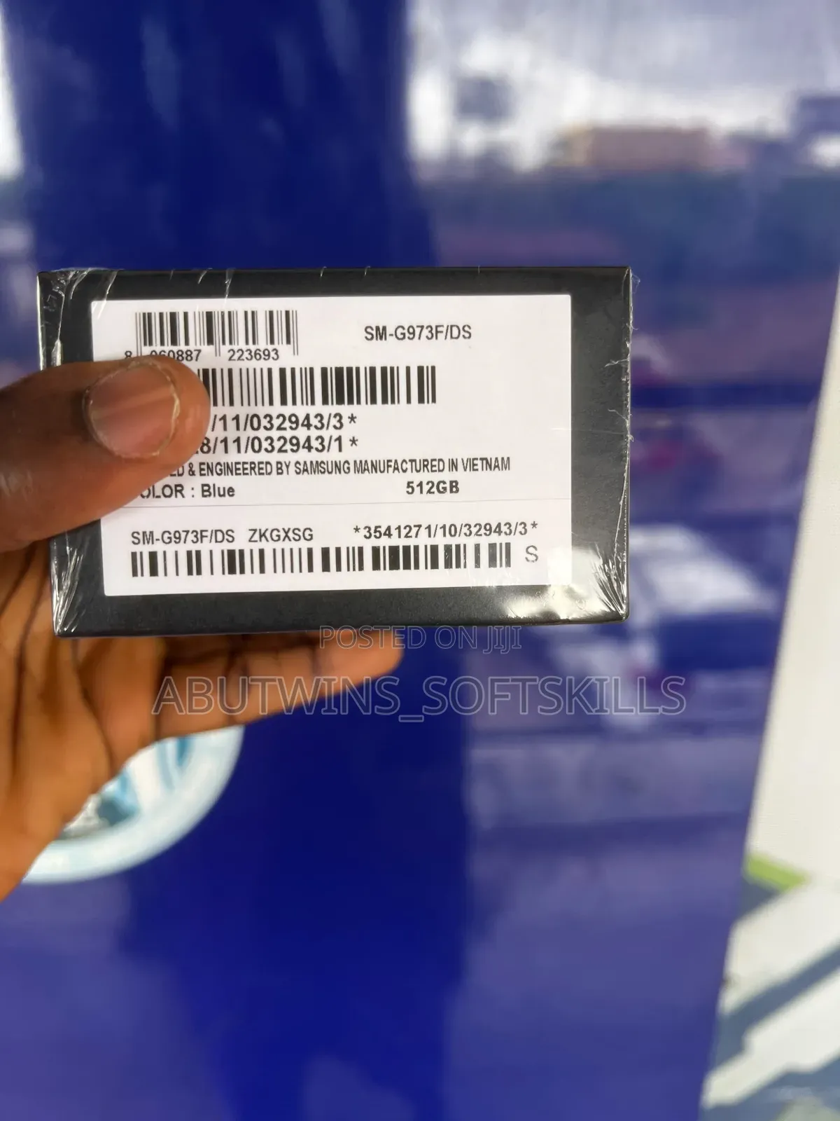New Samsung Galaxy S10 512 GB Blue