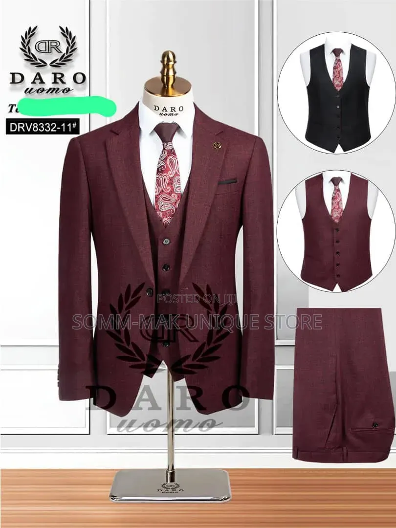 High Quality SUIT (Jacket Vest Pants) - 3pcs Turkey Suit