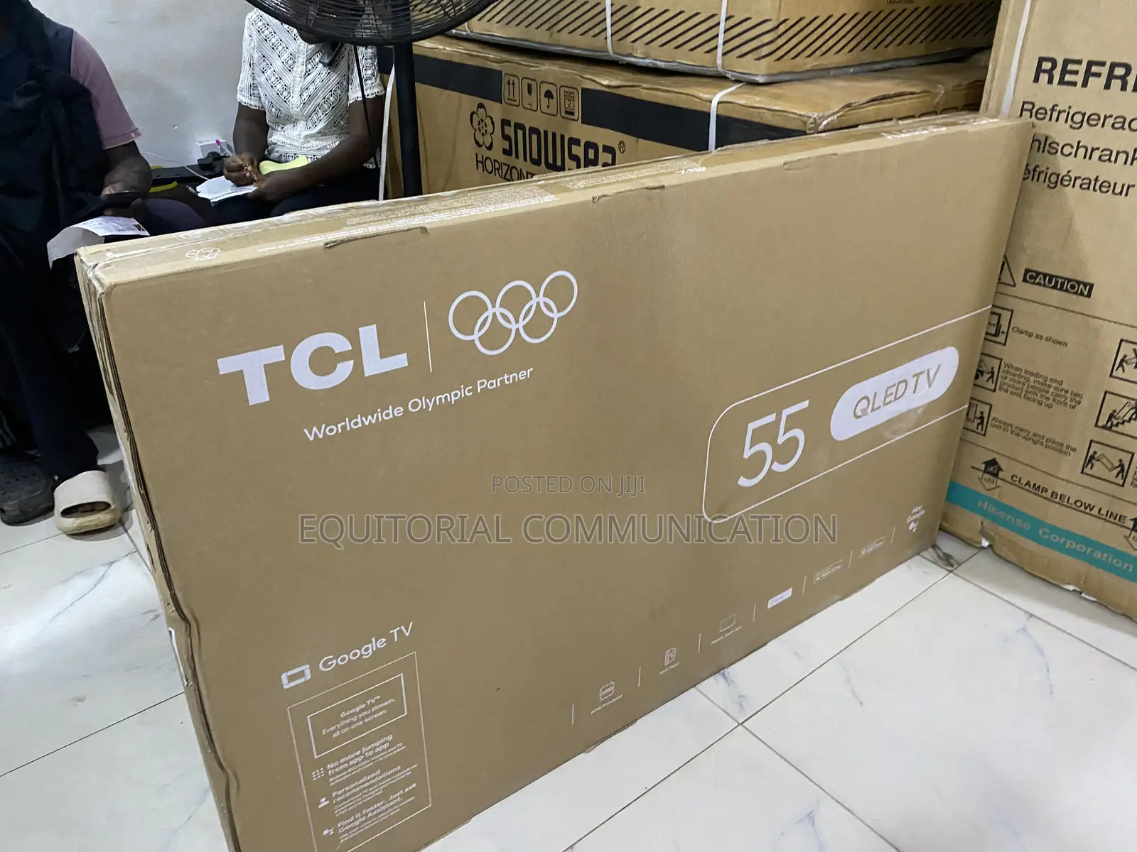 TCL 55 Inch QLED Flat Panel Smart TV