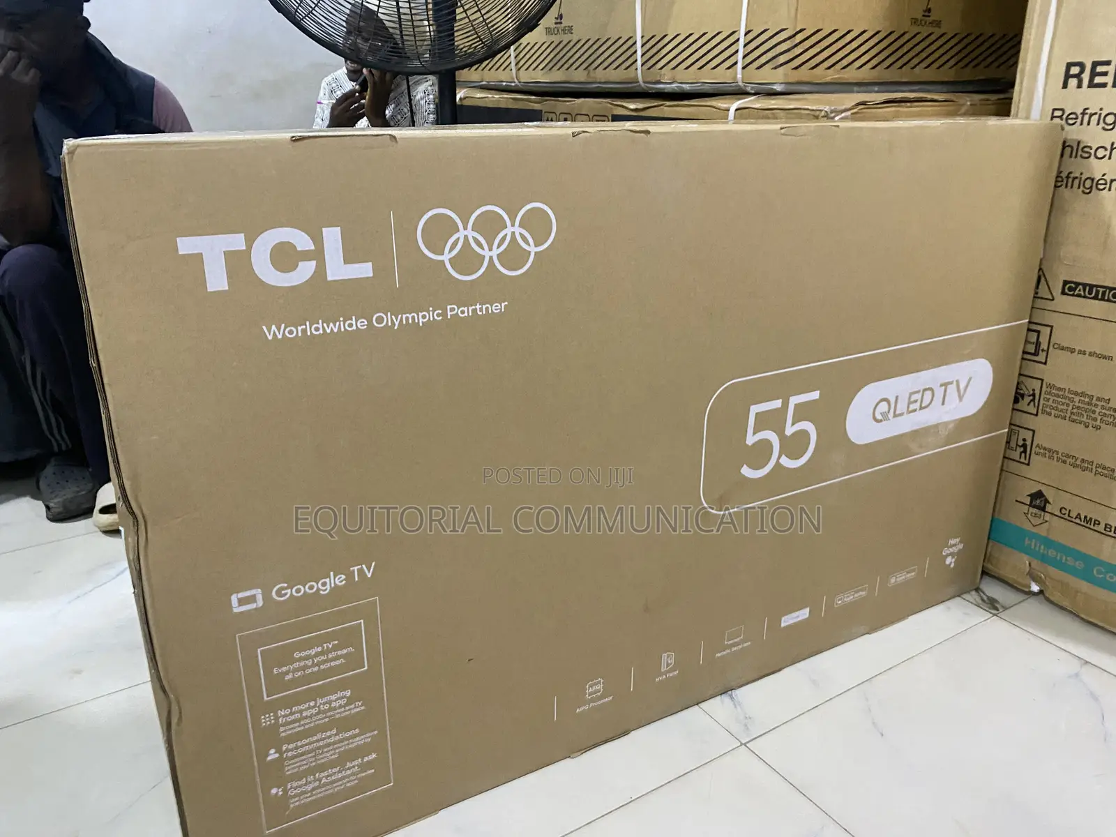 TCL 55 Inch QLED Television With Wide Voltage