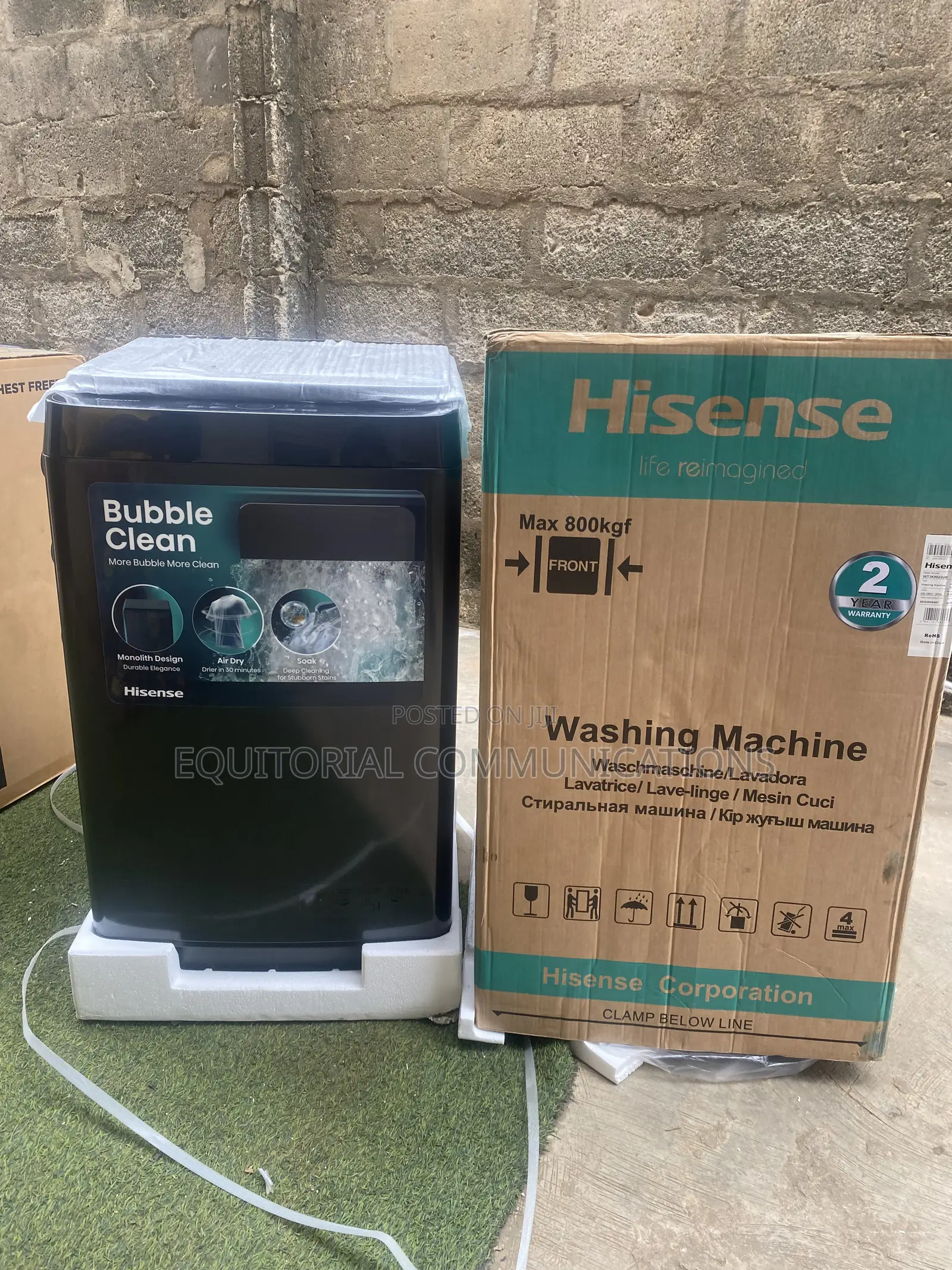 Hisense WT3K9022UB 9KG Fully Automatic Washing Machine