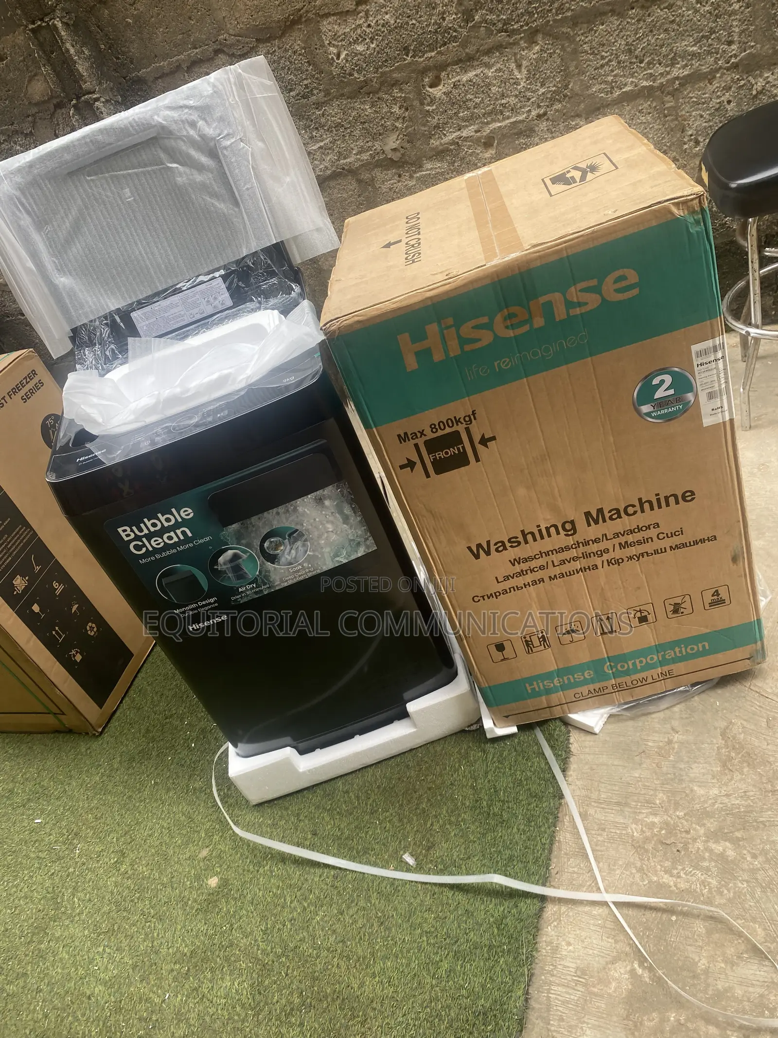 Hisense 9KG Automatic Top Load Washer for Clothes and Household Laundr