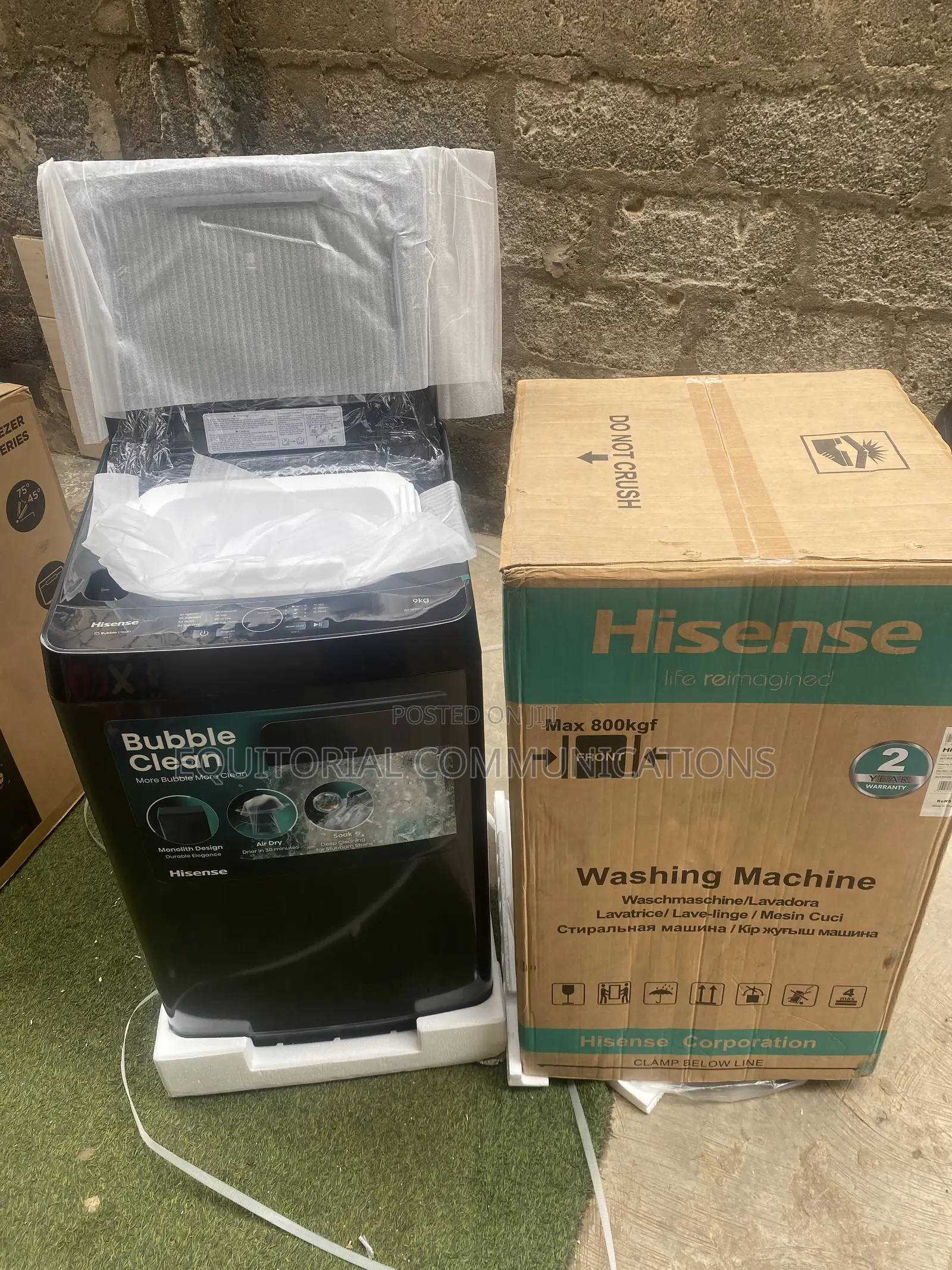 Hisense 9KG Automatic Top Load Washer for Clothes and Household Laundr