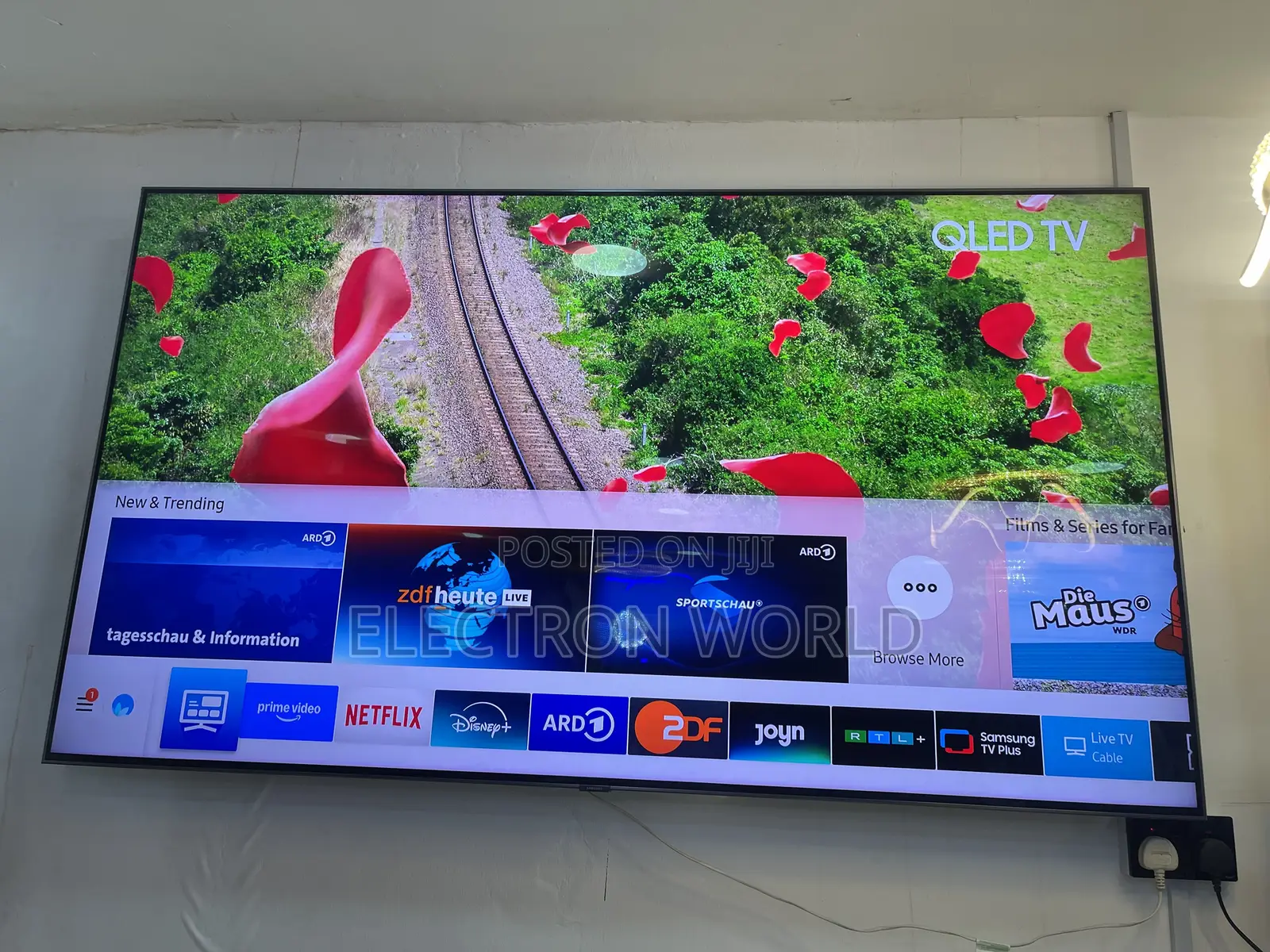 Made in Europe Premium 75inch Samsung Qled Uhdr Smart TV