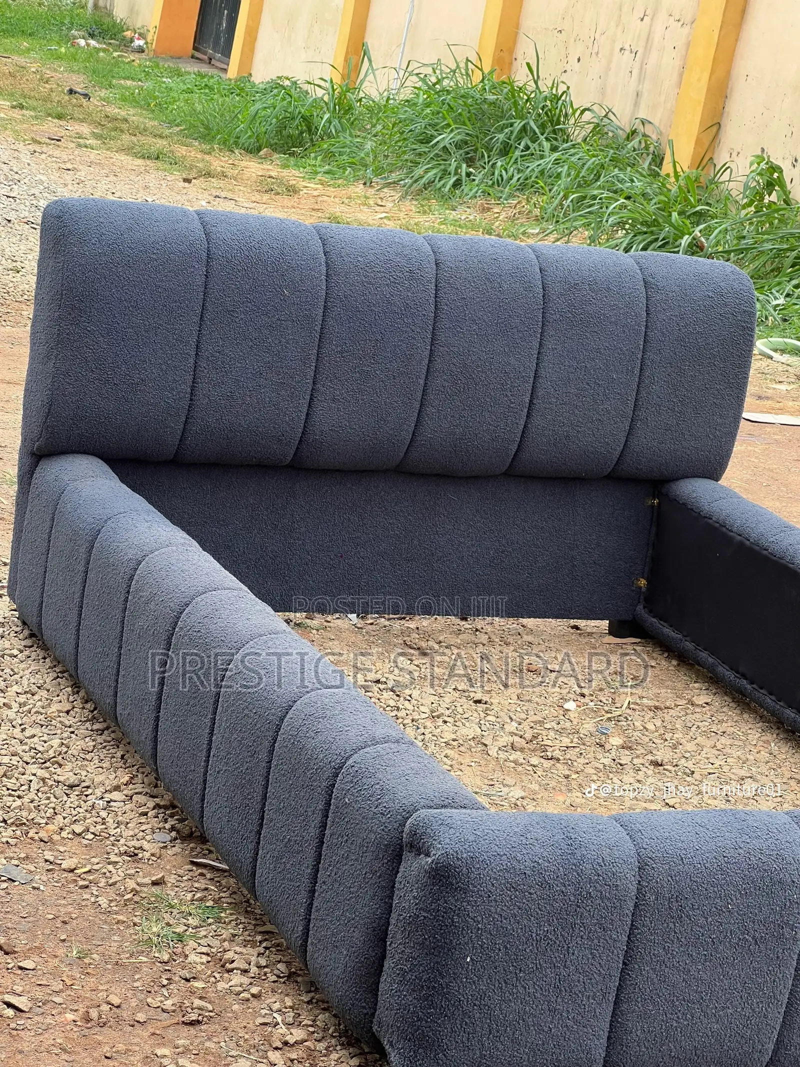 Boucle Bedroom Bedframe