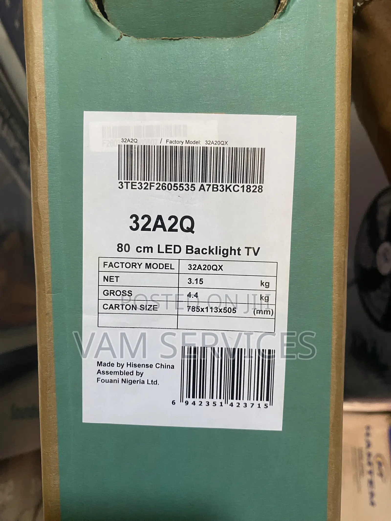 Hisense 32” Inches Series A2