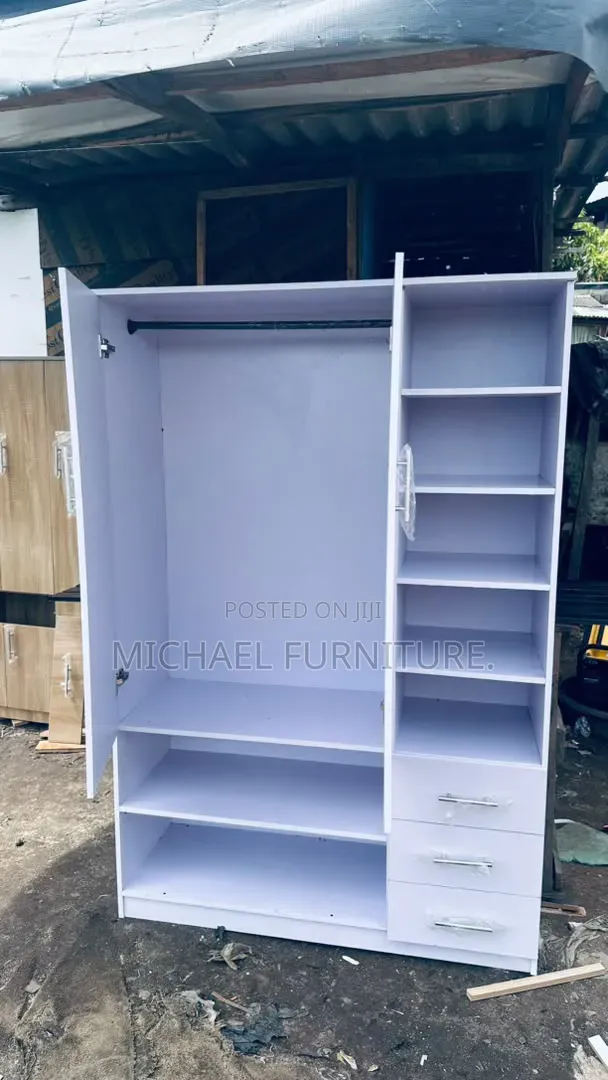 Fantabulous 4 by 6 White Wardrobe