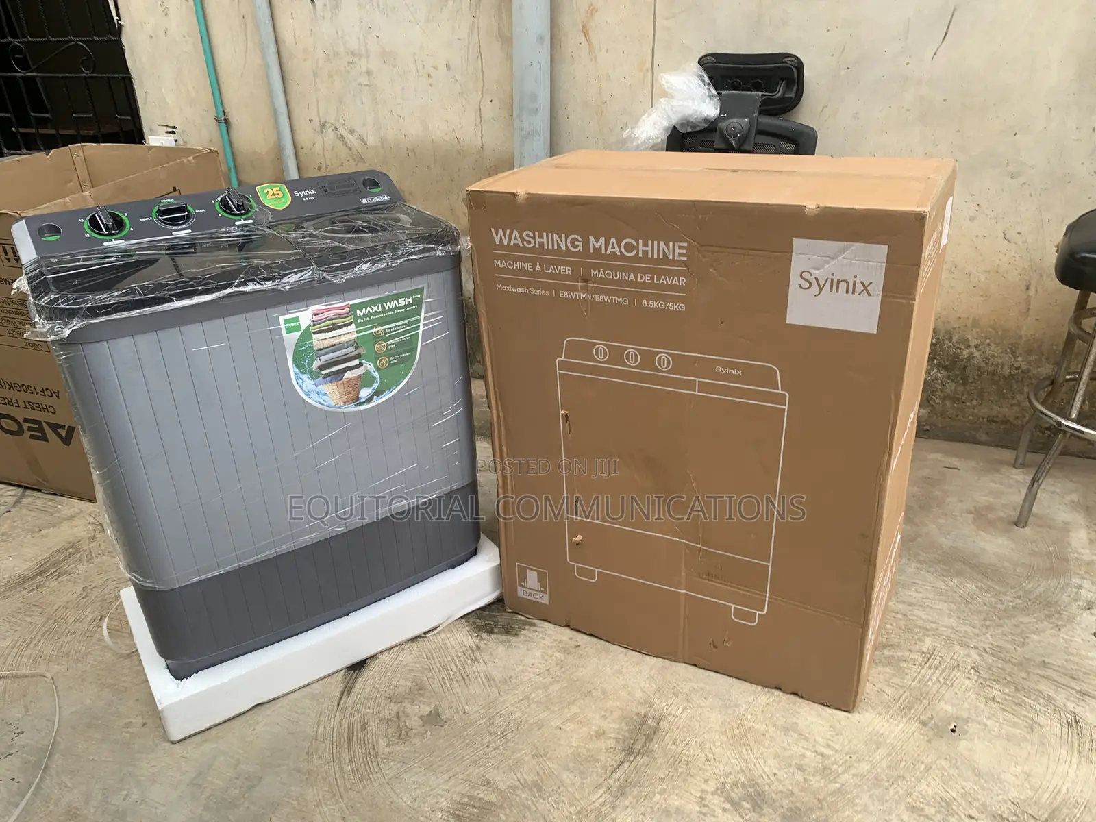 Syinix 8.5KG Twin Tub Manual Washer
