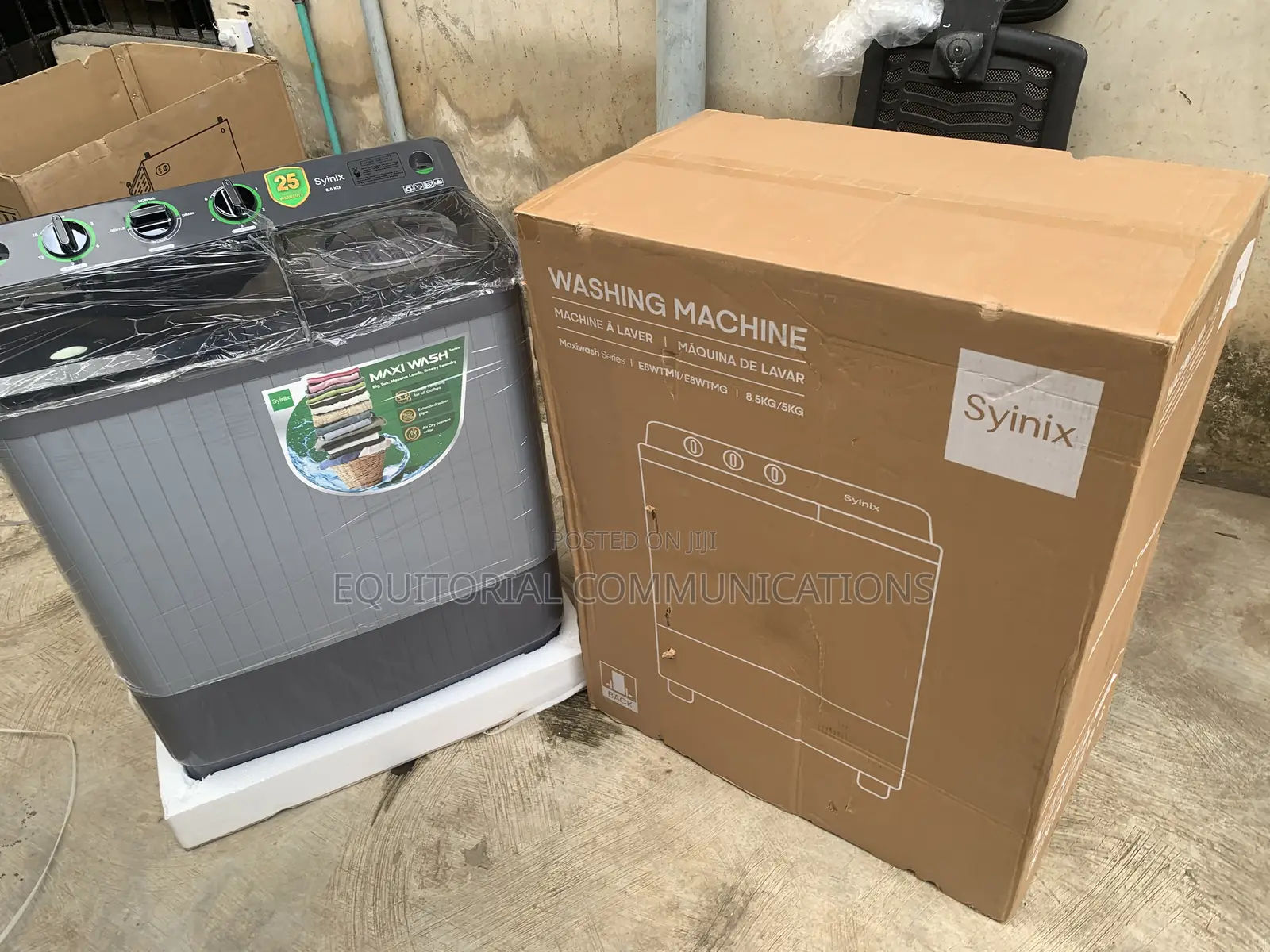 Syinix E8WTMN 8.5KG Twin Tub Washer