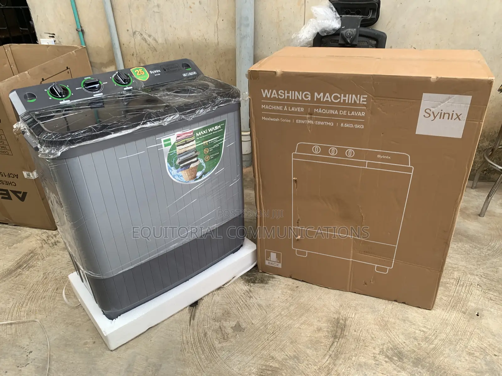 Syinix E8WTMN 8.5KG Twin Tub Washer