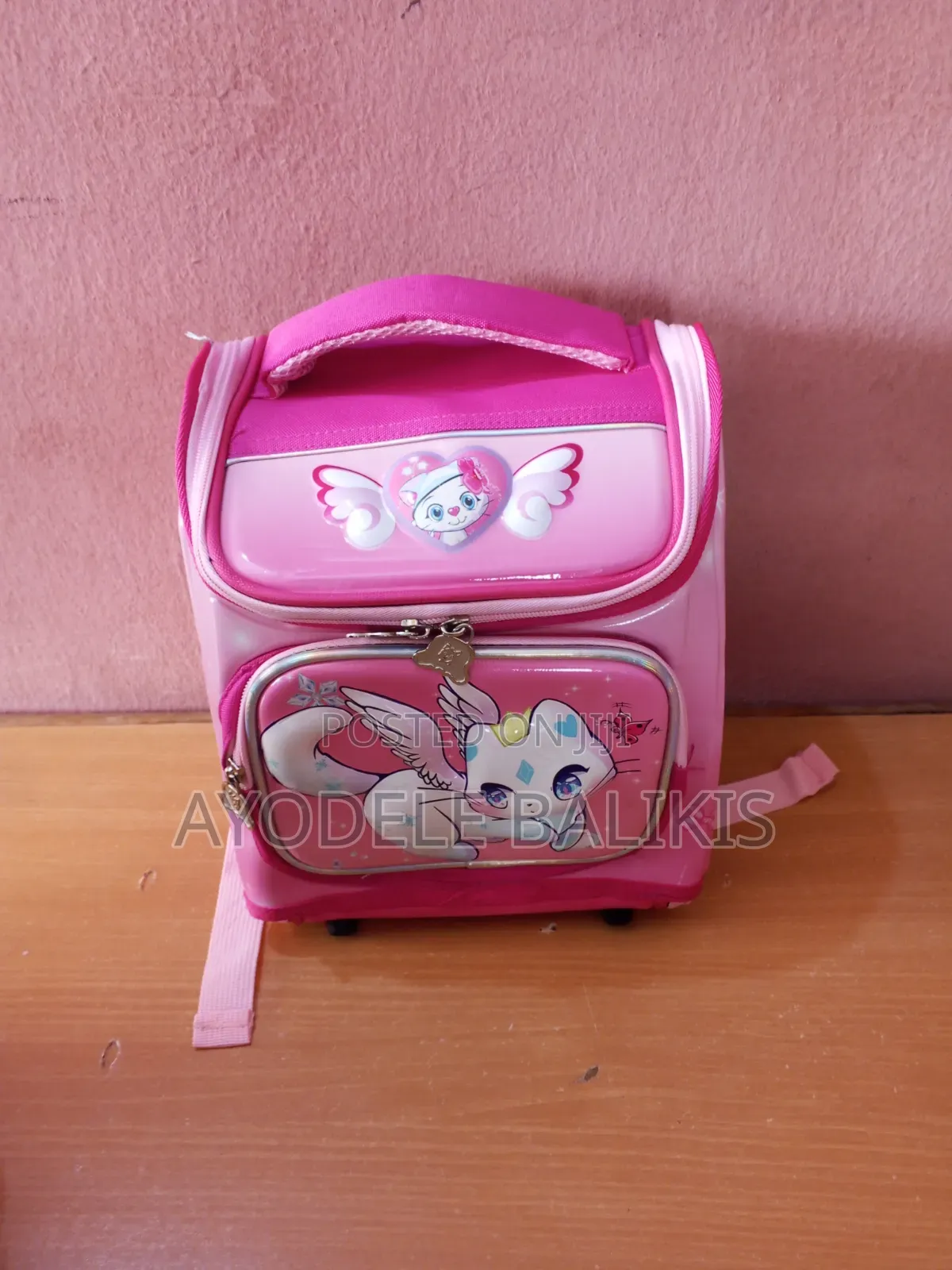 3D Box School Bag