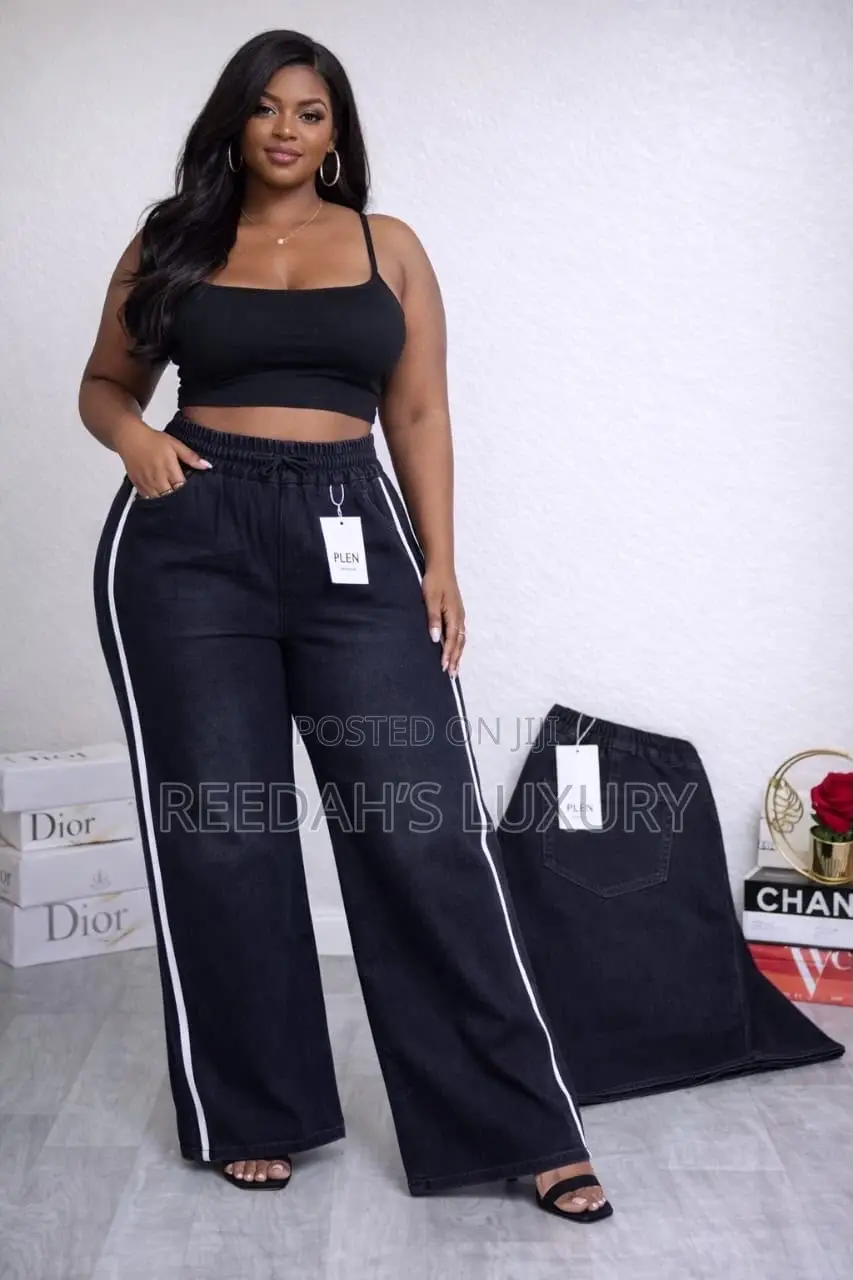 Edgy Distressed Black Jean