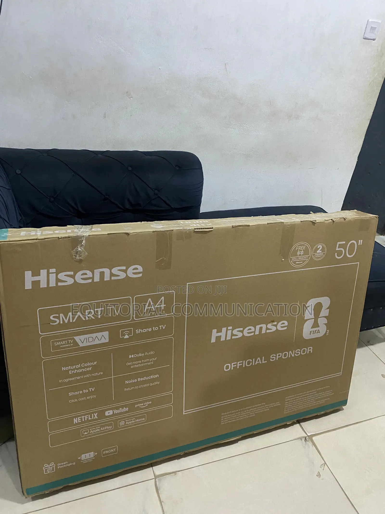 Hisense A4 Series 50 Inch Home Entertainment TV