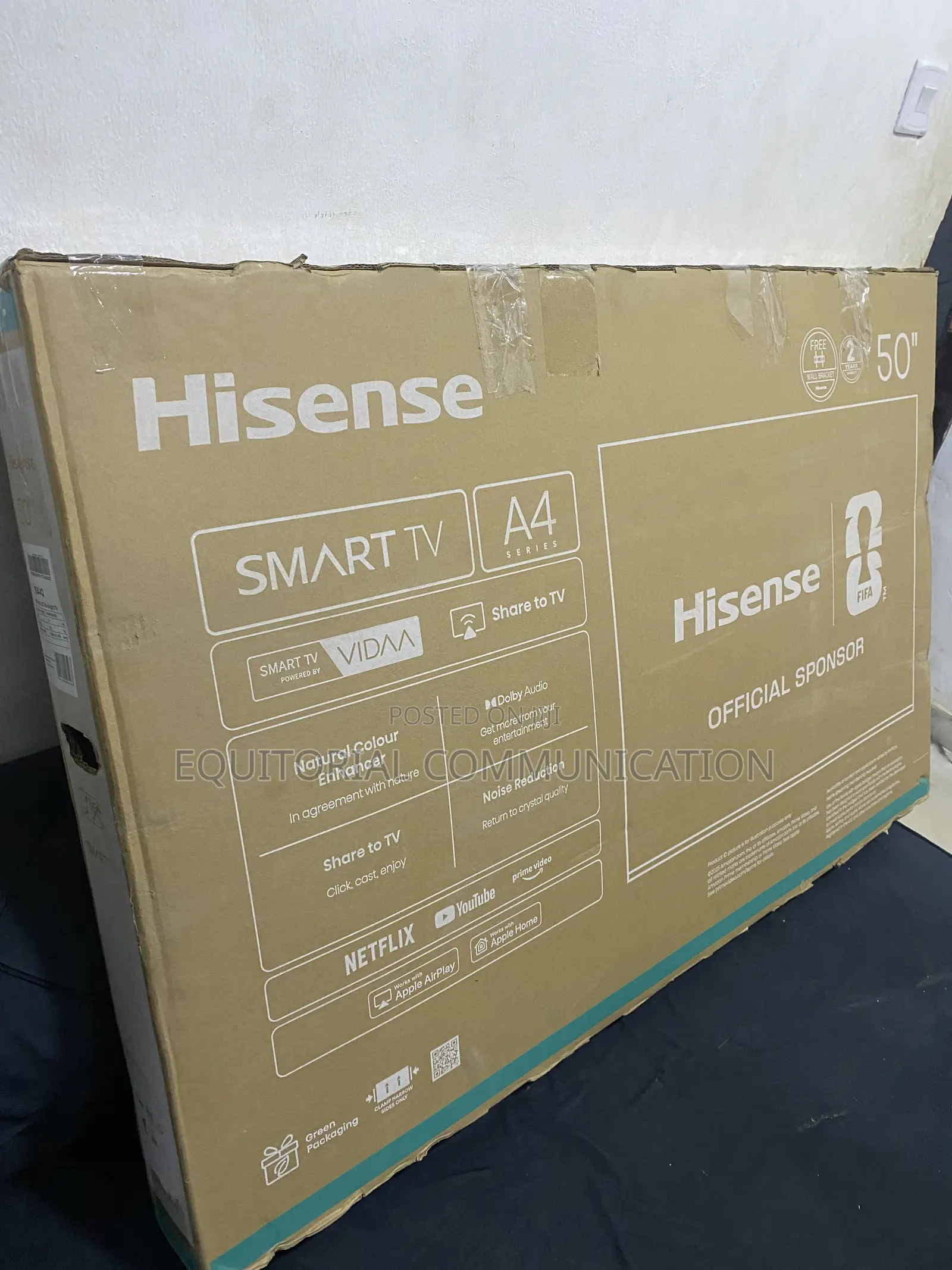 Hisense 50A40QSV 50 INCH Smart TV for Living Room