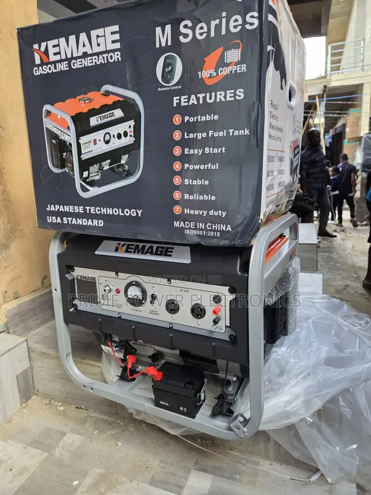 Original 5.5kVA Kemage Petrol Generator – Remote Start