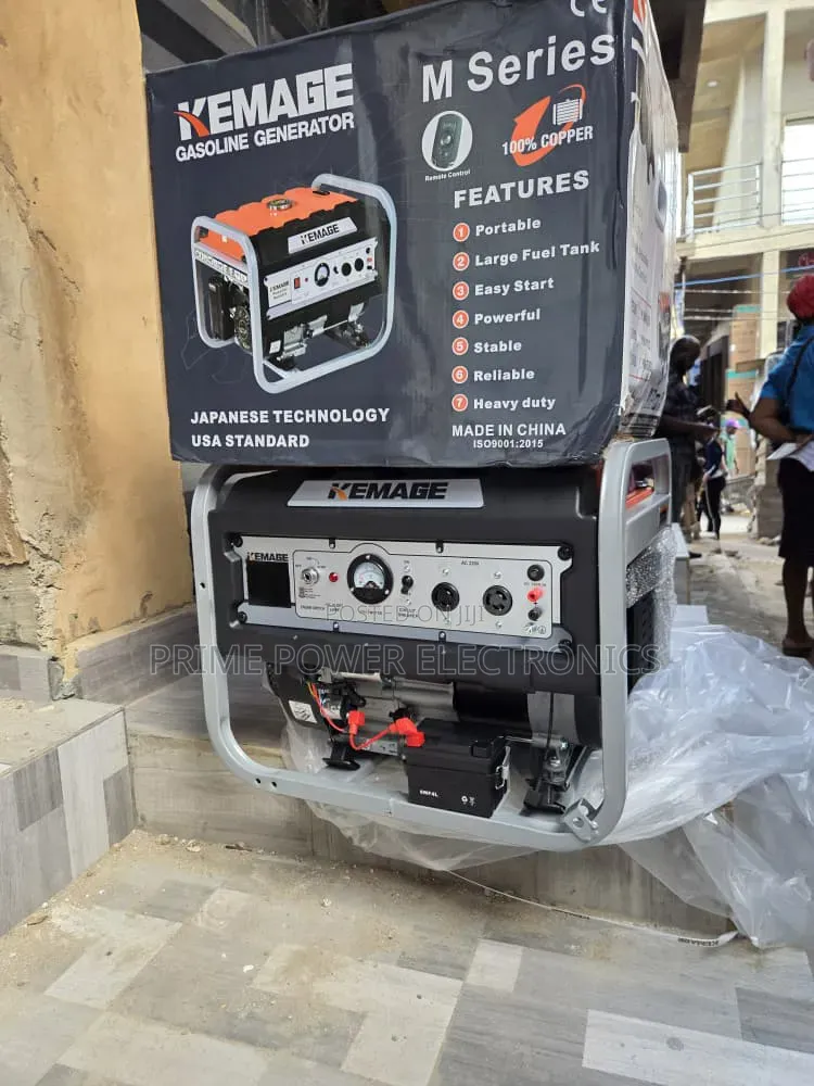 Original 5.5kVA Kemage Petrol Generator – Remote Start