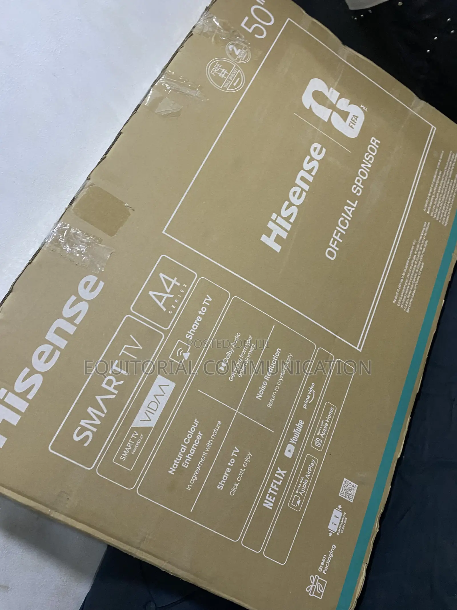 Hisense 50 Inch Digital Smart TV 50A40QSV