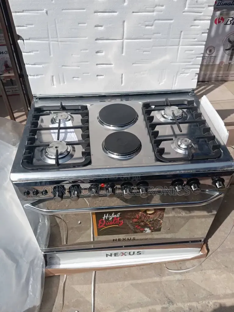 New Nexus Standing Gas Cooker 4Gas 2Electric Full Automatic With Oven