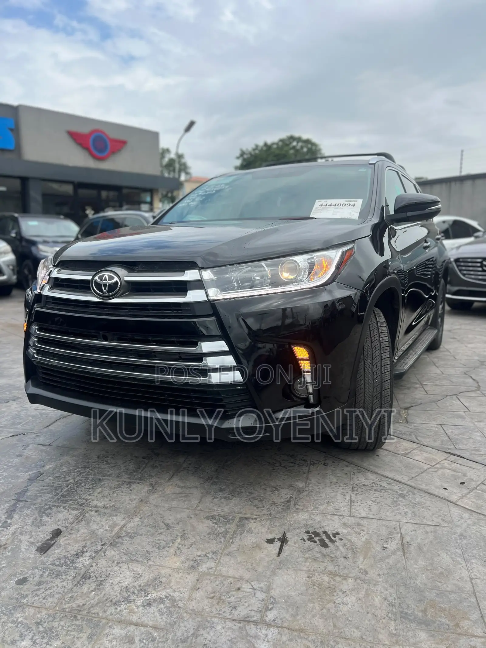 Toyota Highlander XLE V6 4x2 (3.5L 6cyl 6A) 2016 Black