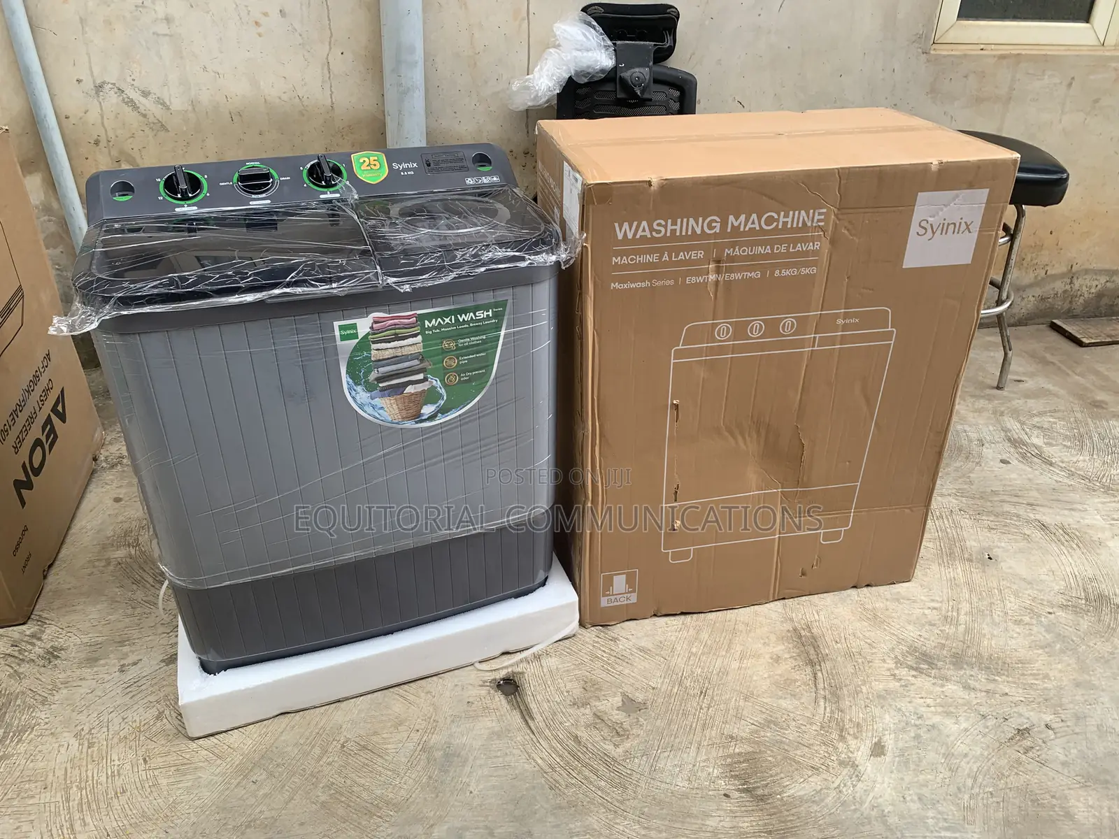 Syinix 8.5KG Twin Tub Washer for Daily Laundry