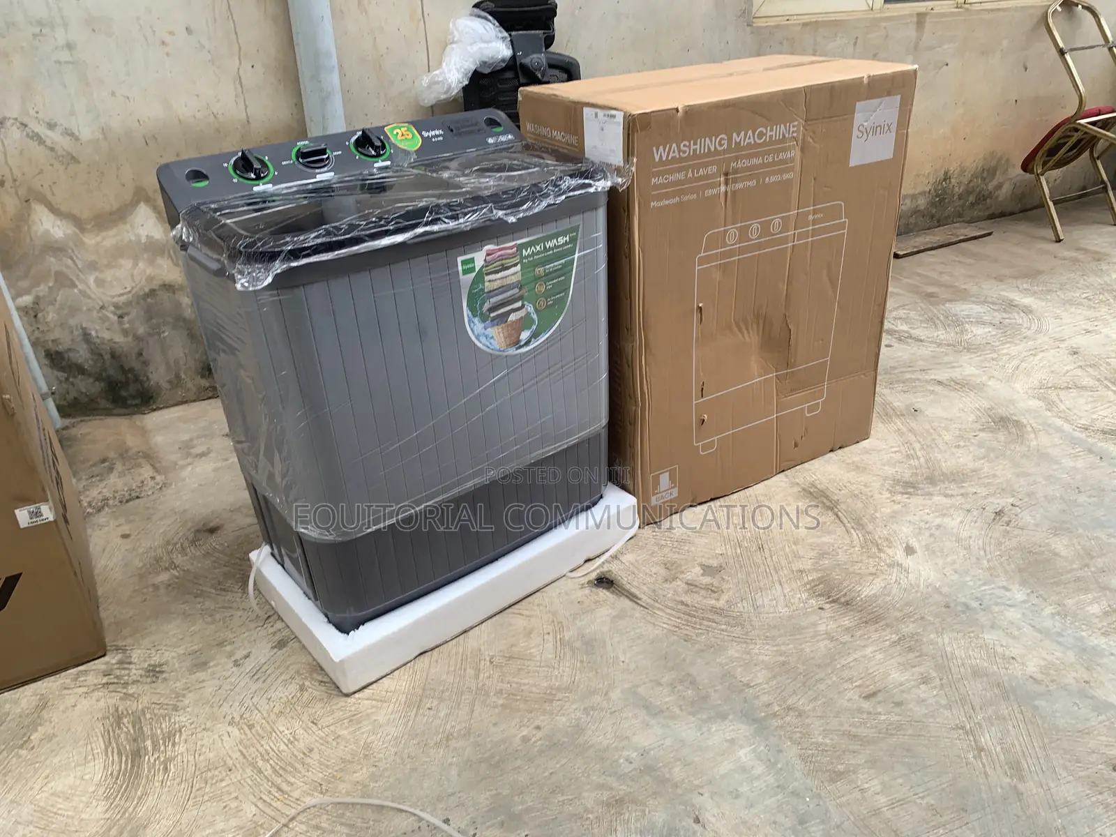 Syinix 8.5KG Twin Tub Washer for Daily Laundry