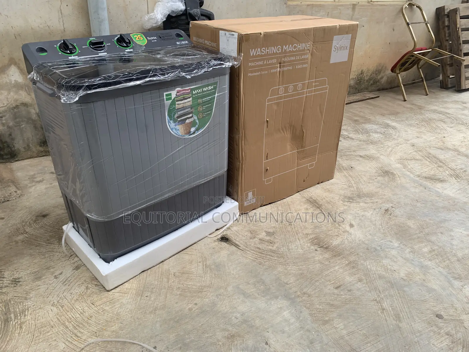 Syinix 8.5KG Twin Tub Laundry Washer for Families