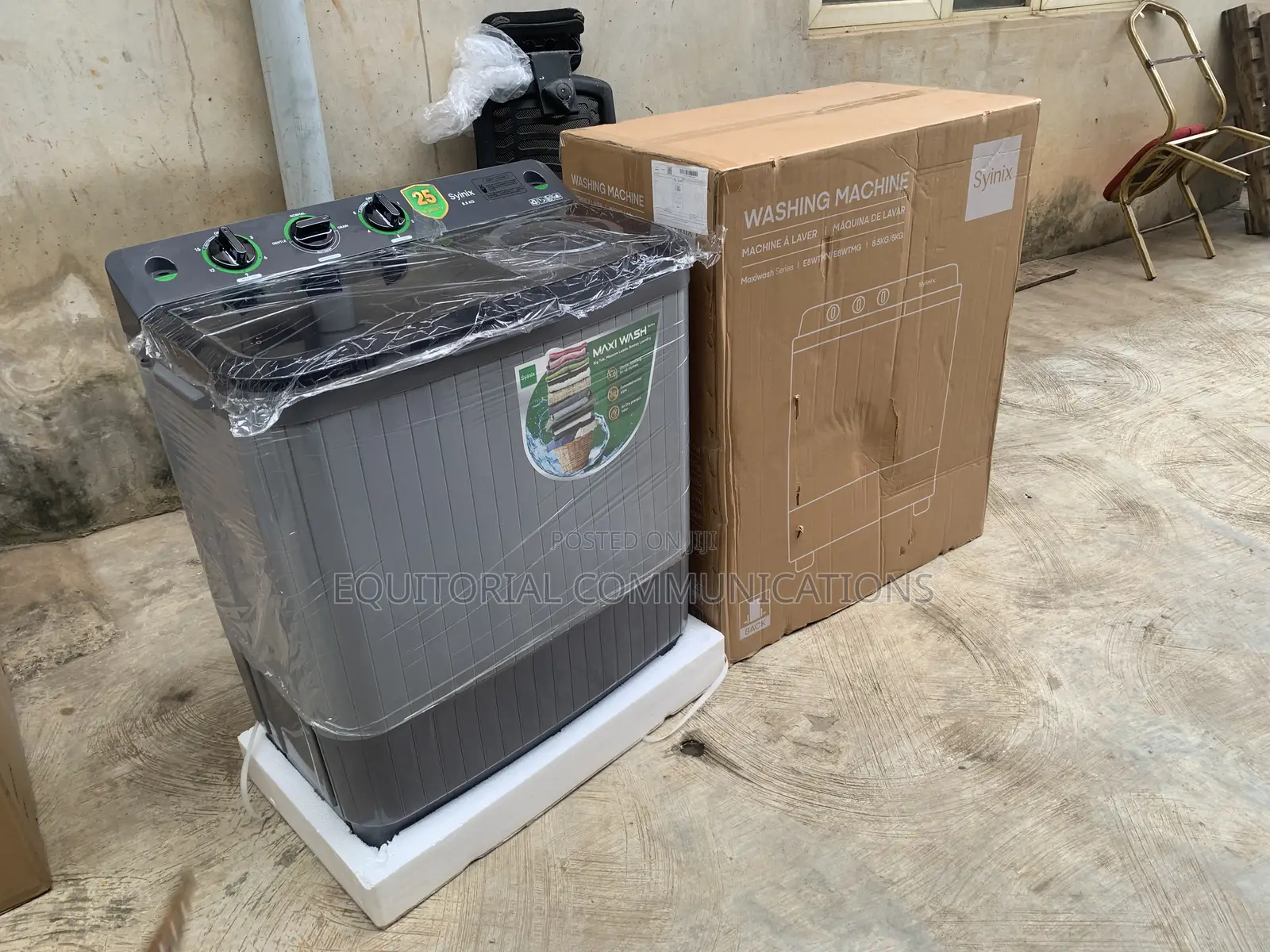Syinix 8.5KG Manual Washing Machine With Twin Tubs