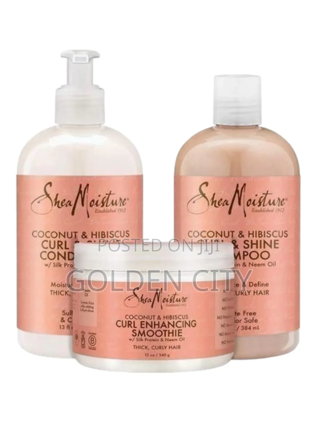 Coconut Hibiscus Curl, Conditioner, Shampoo With Hair Smoothies
