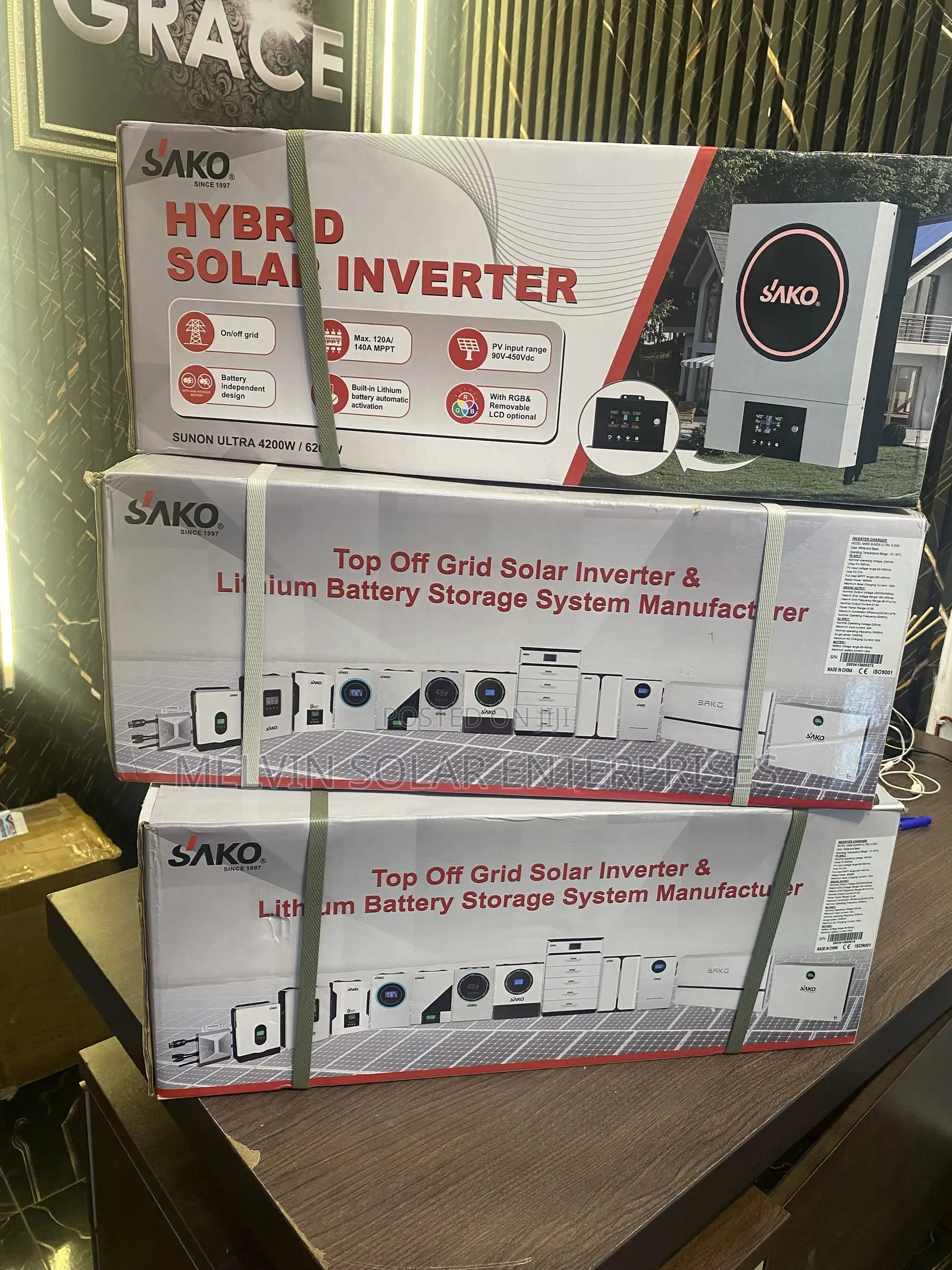 6.2kva 48v Sako Solar Hybrid Inverter Available Now in Store Now