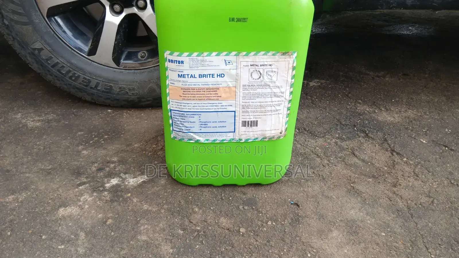 Unitor Metal Brite 25L - Rust Remover & Surface Brightener - 571661