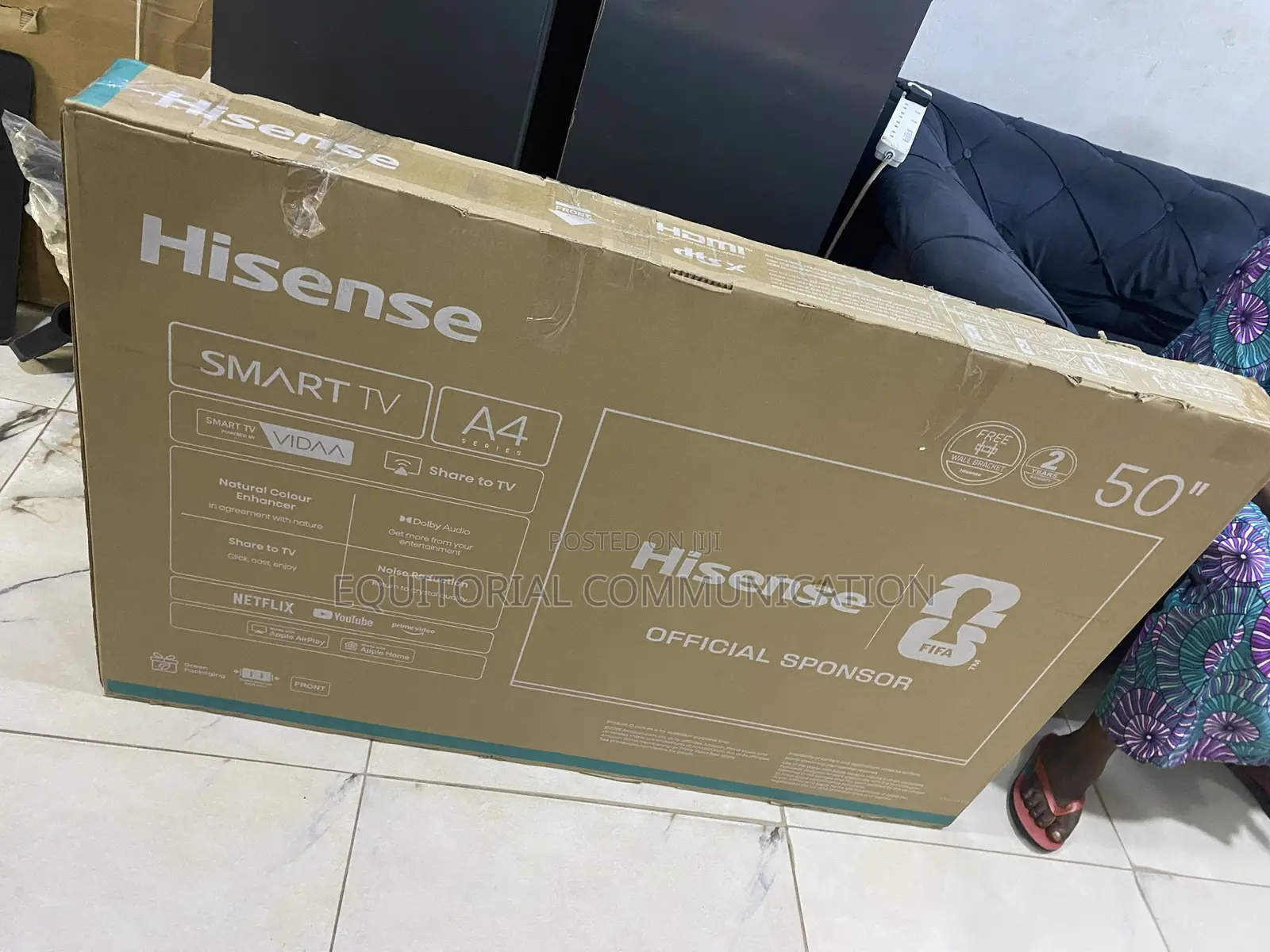Hisense 50A40QSV 50 INCH Smart Television for Home