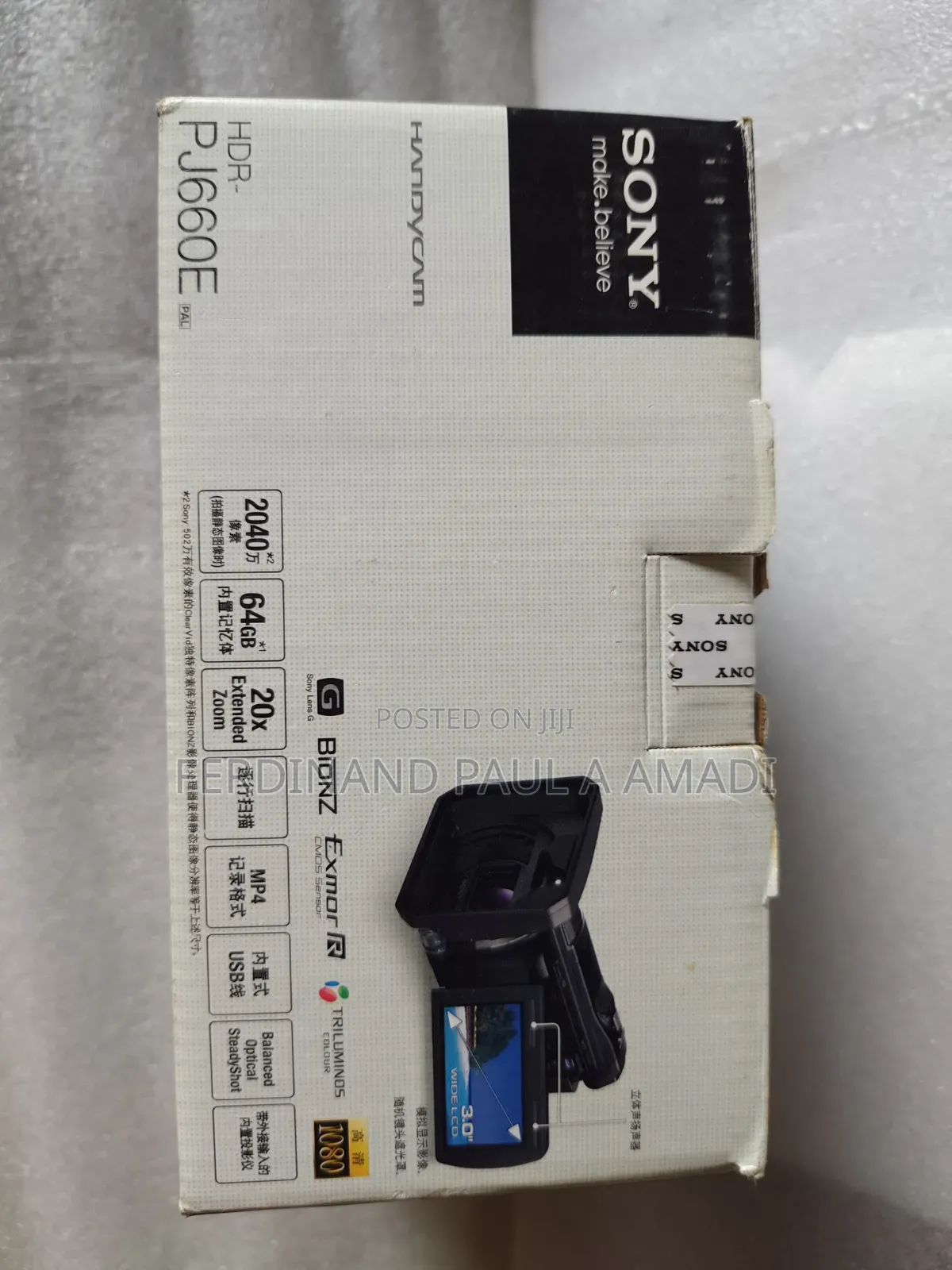 Sony FULL HD Video and Photo Camera for Livestream