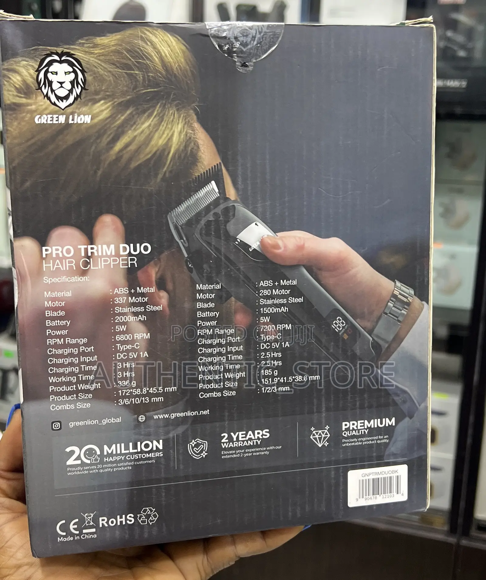 Green Lion Pro Trim Duo Hair Clipper