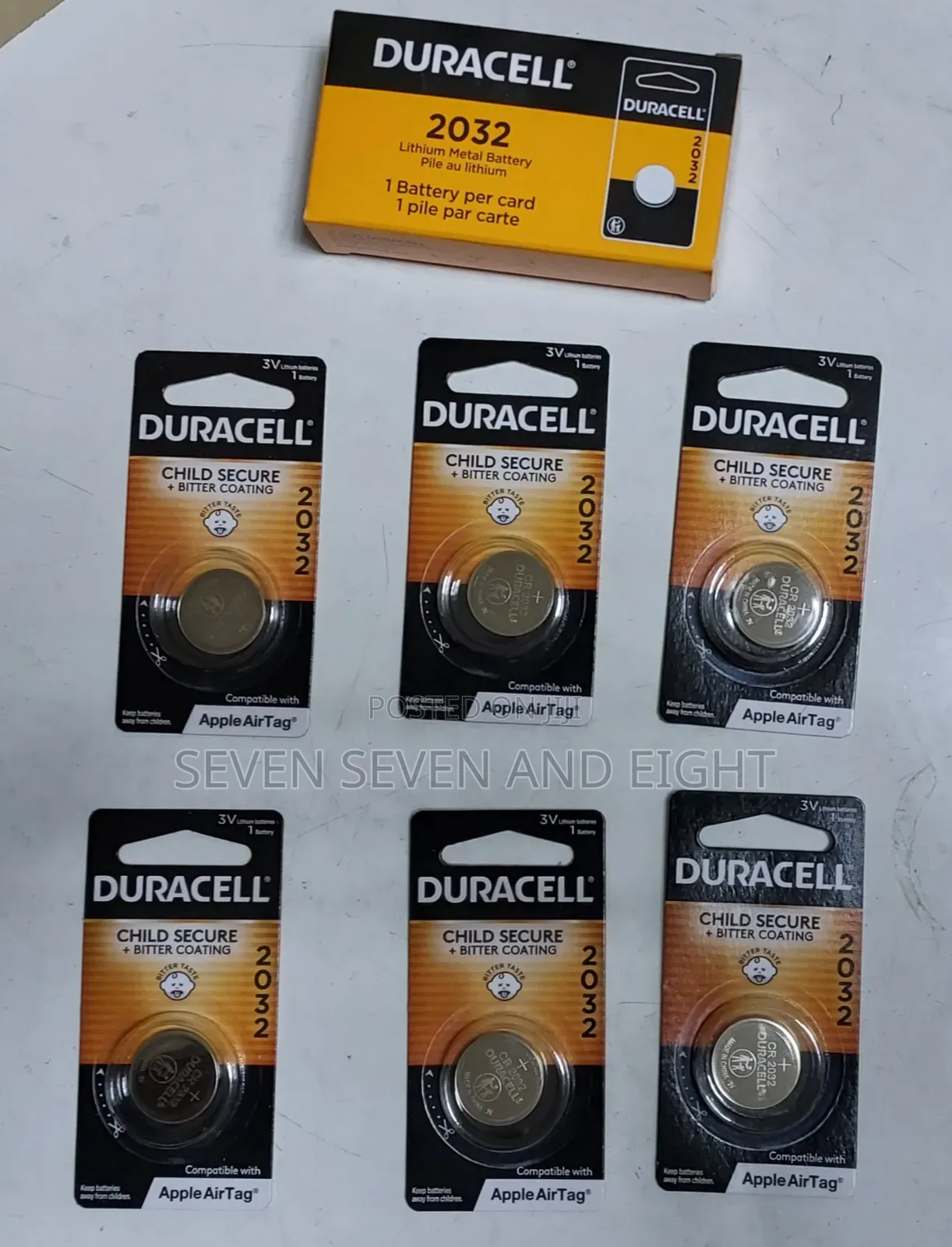 20 Units of Duracell CR2032 Lithium 3V Battery