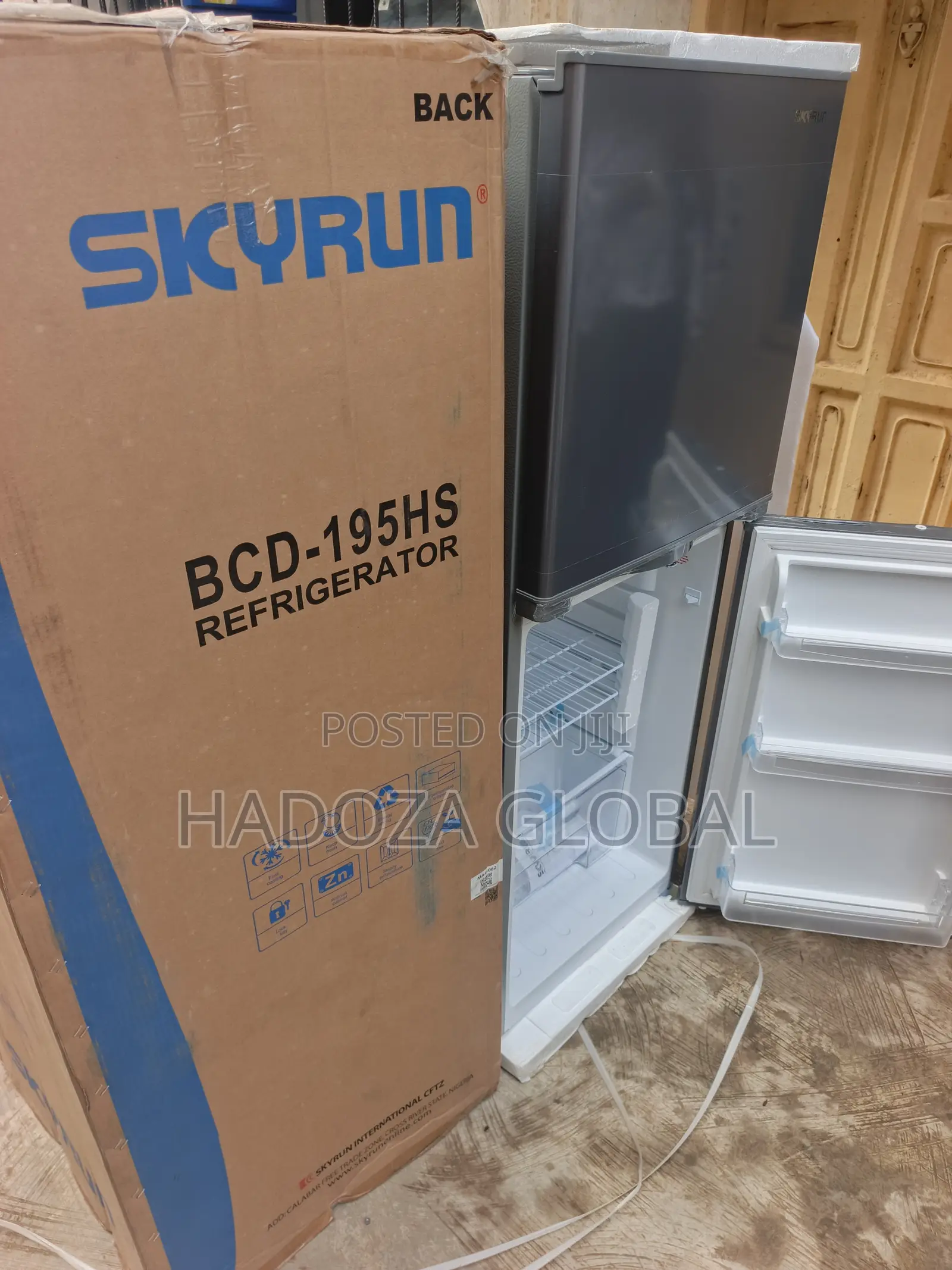 SkyRun BCD-198 Refrigerator – Suitable for Homes