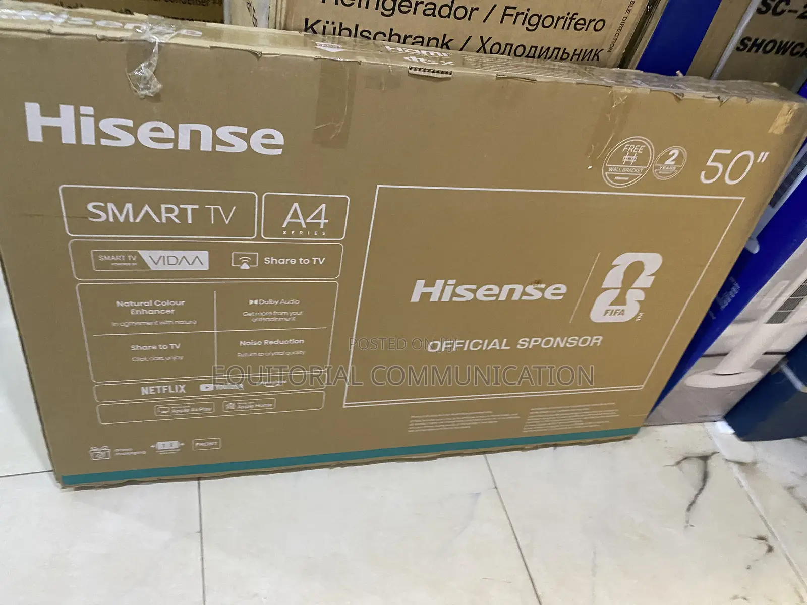 Hisense A4 Series 50 Inch Flat Screen TV
