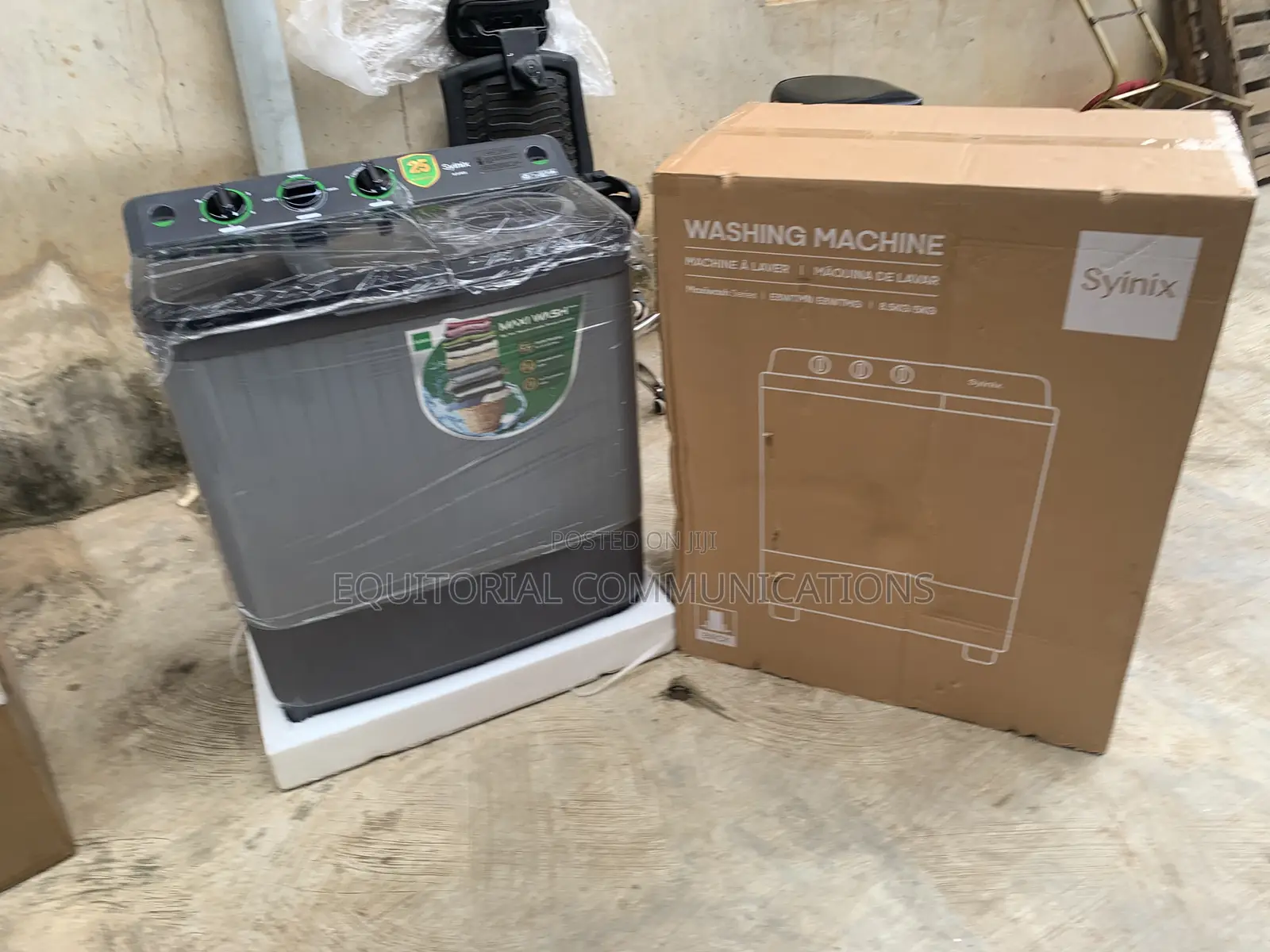 Syinix 8.5KG Twin Tub Washing Machine for Families