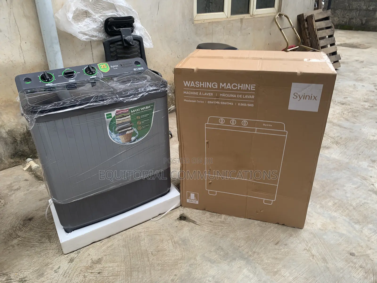 Syinix 8.5KG Twin Tub Washing Machine for Families