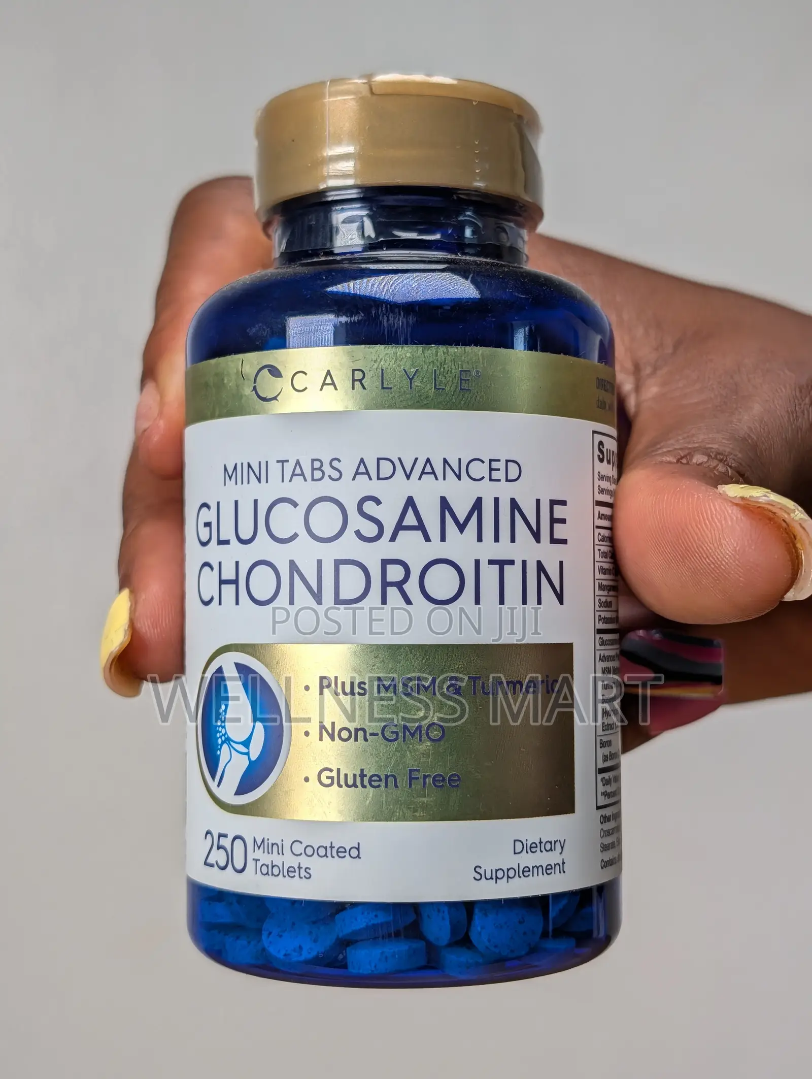 Carlyle Glucosamine Chondroitin MSM 250 Tabs | Joint Relief