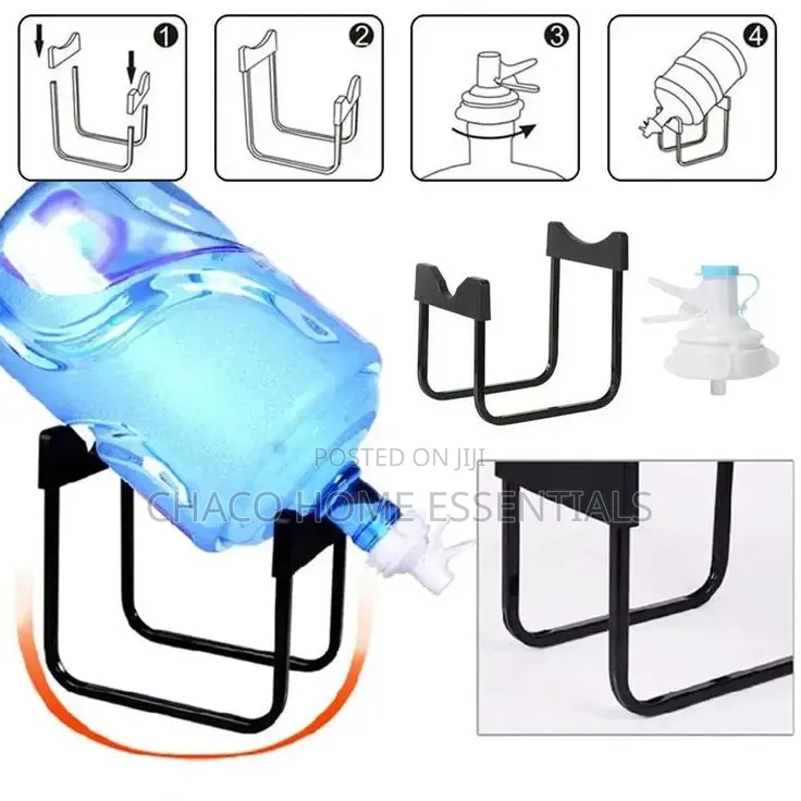 U-Shaped Water Dispenser Stand Tap – Bucket Storage Rack