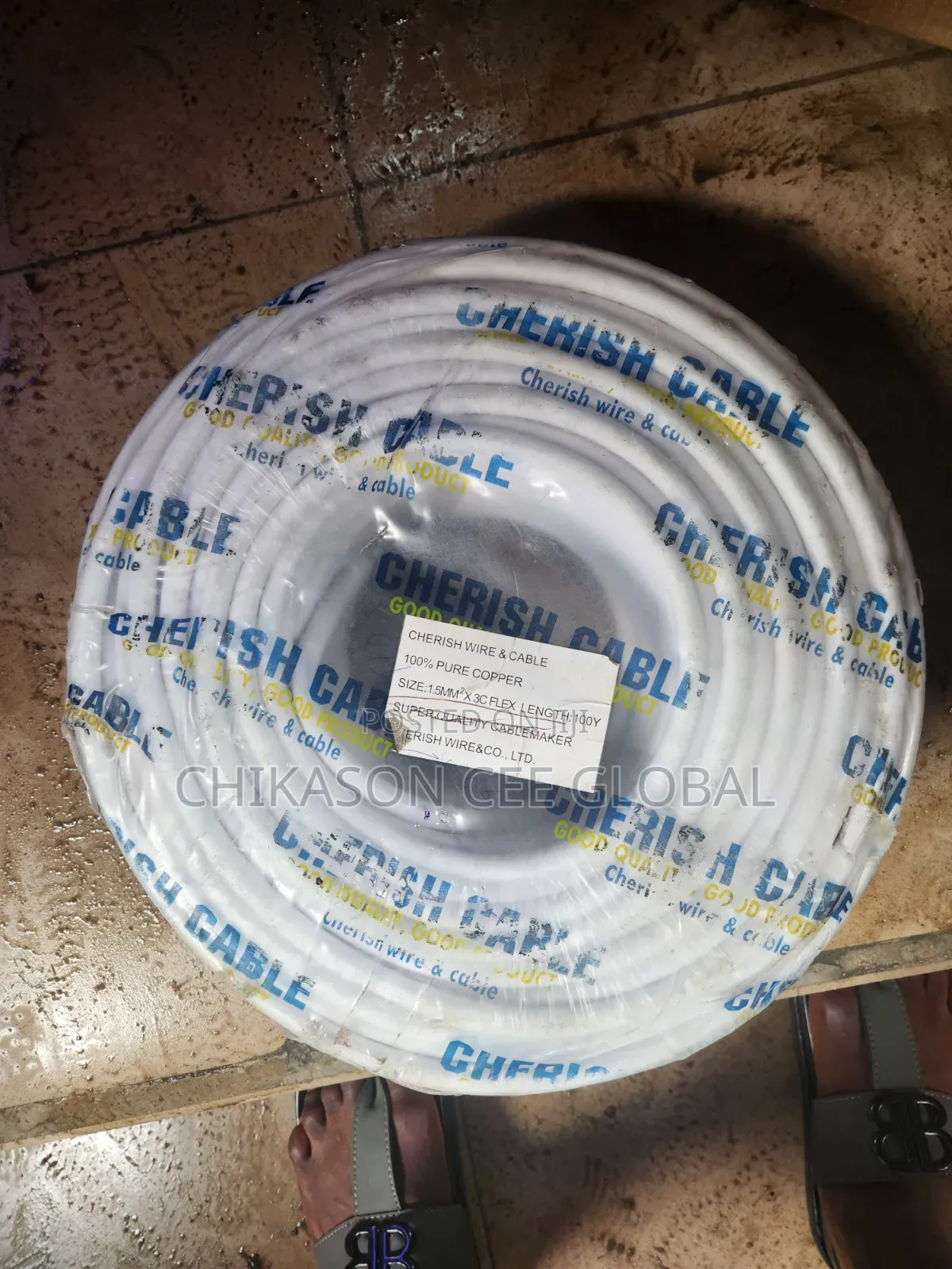 1.5mm X 3 Core Flex Cable X 100M