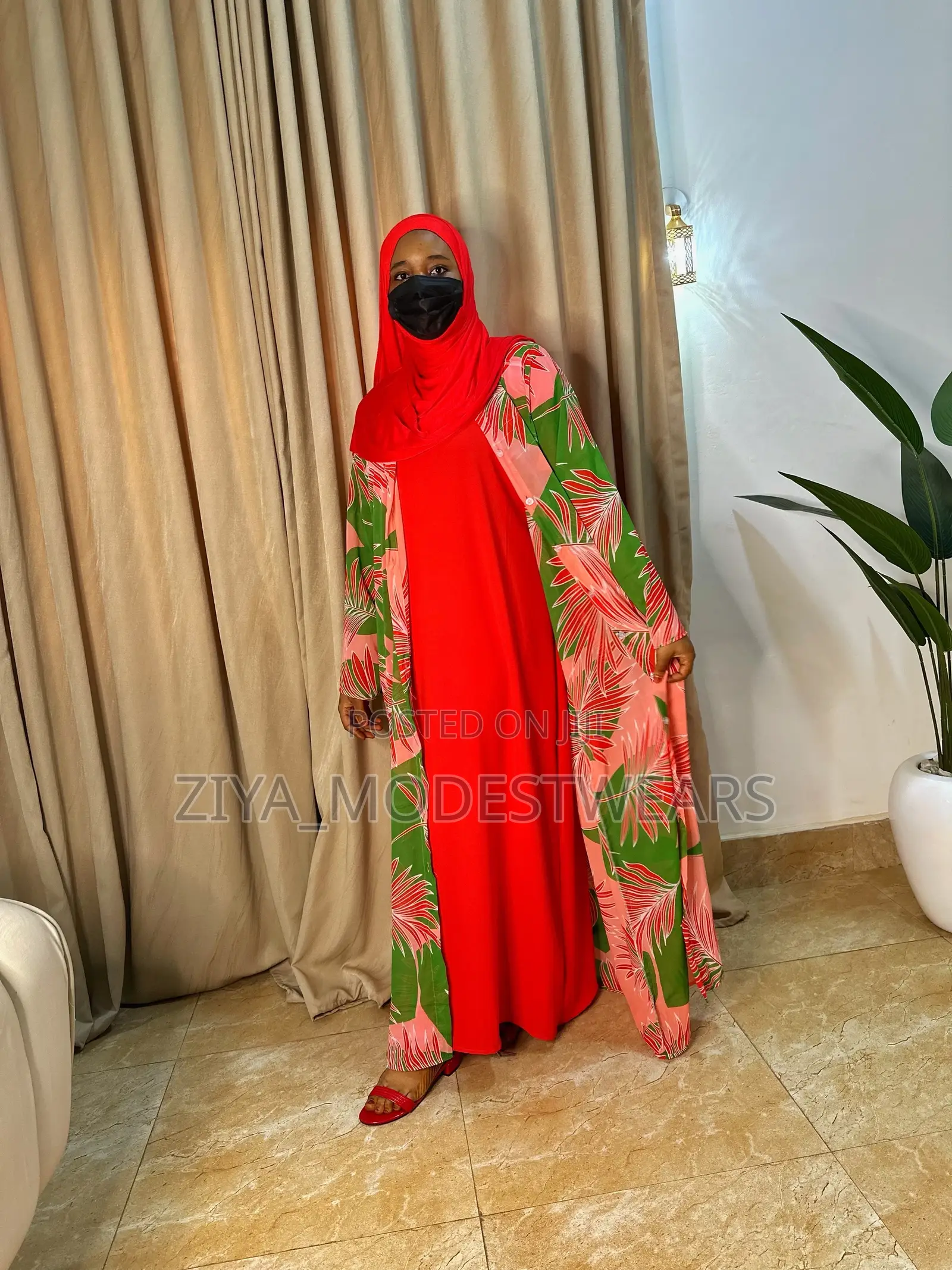 Chiffon 2 Piece Abaya