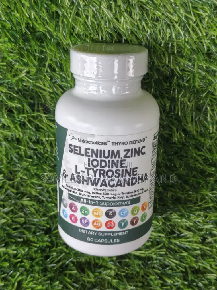 CleanNutra Selenium 300mcg Thyroid Supplement |L Tyrosine Ashwagandha